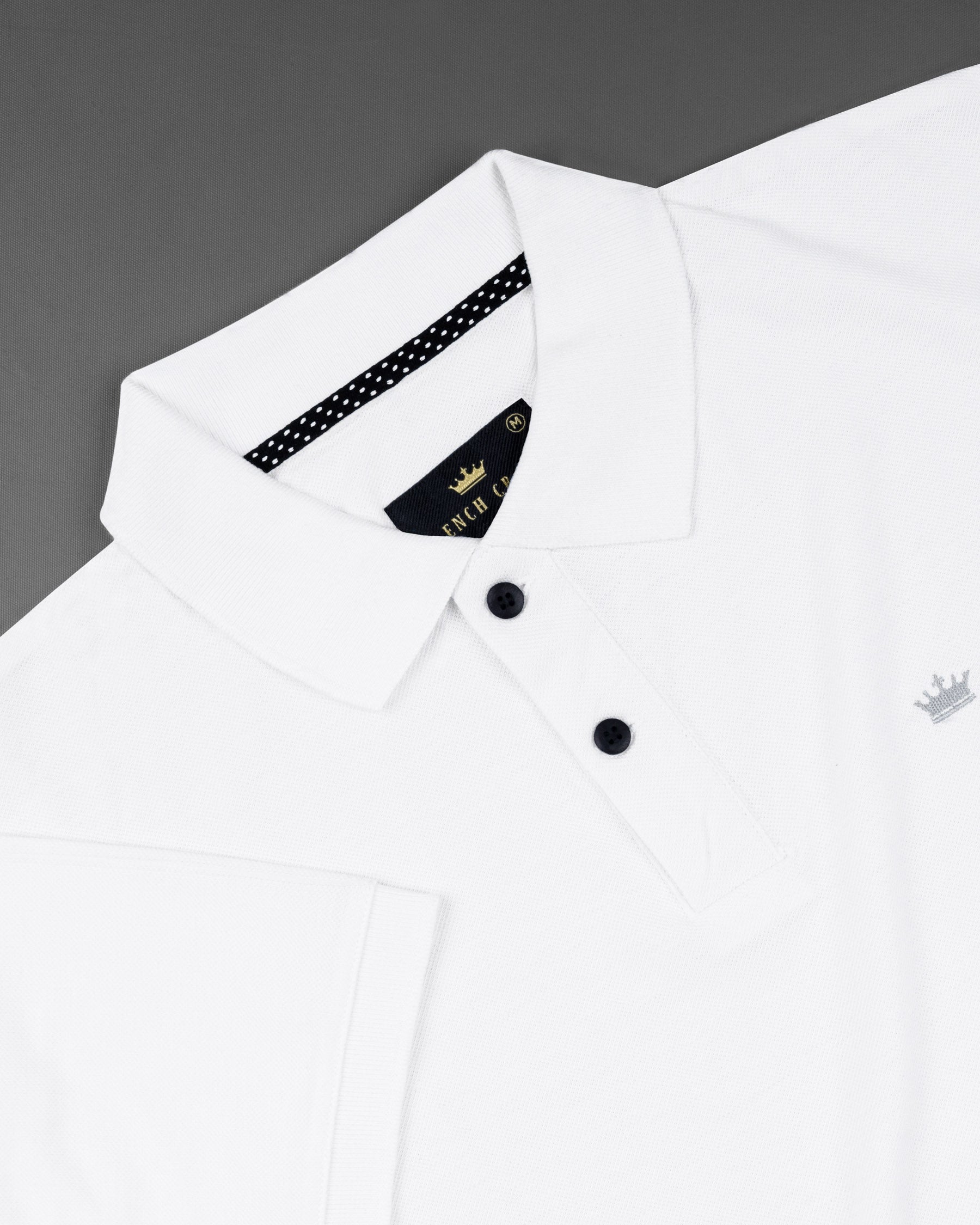  Bright White Mercerised Pique Polo TS527-S, TS527-M, TS527-L, TS527-XL, TS527-XXL