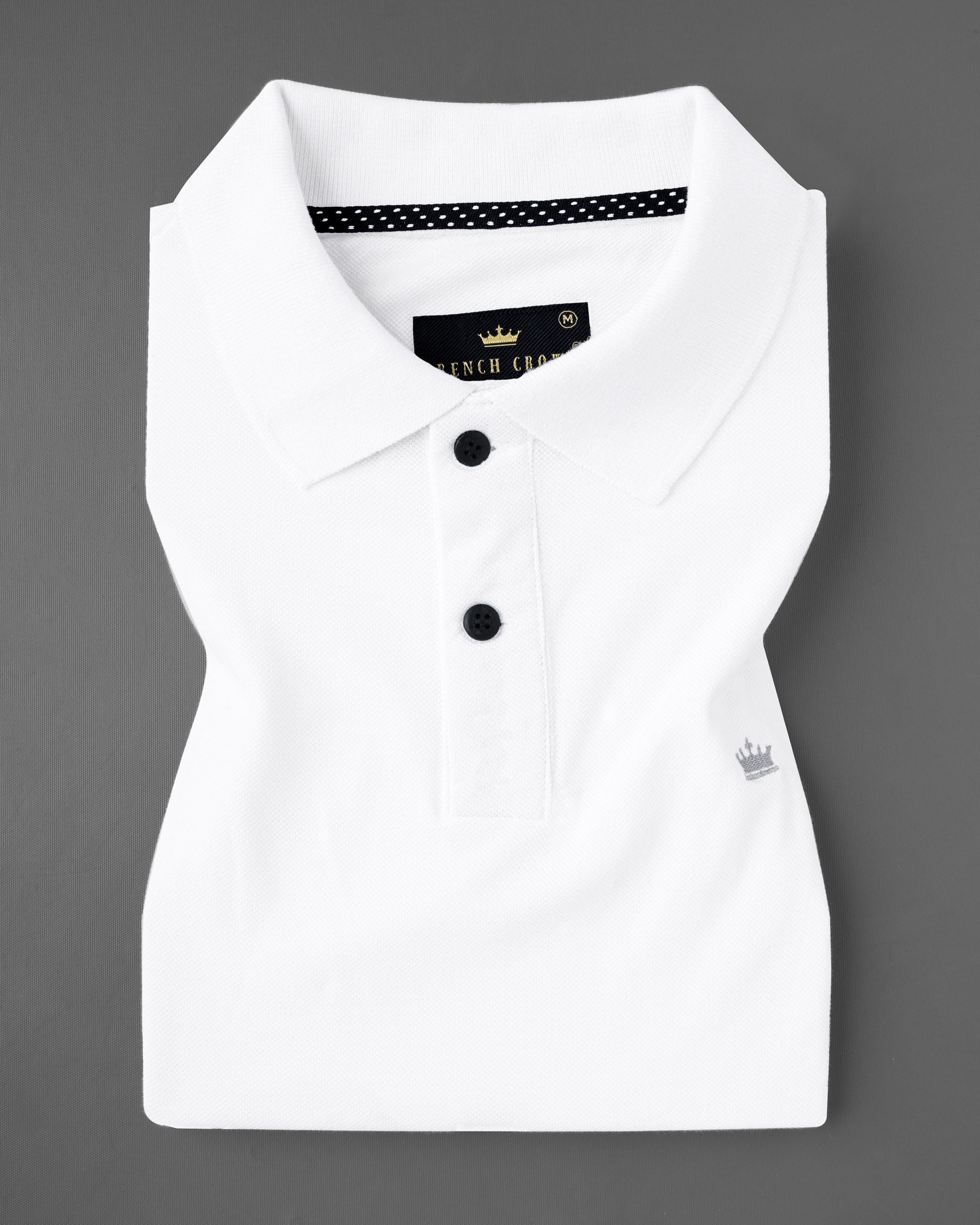  Bright White Mercerised Pique Polo TS527-S, TS527-M, TS527-L, TS527-XL, TS527-XXL