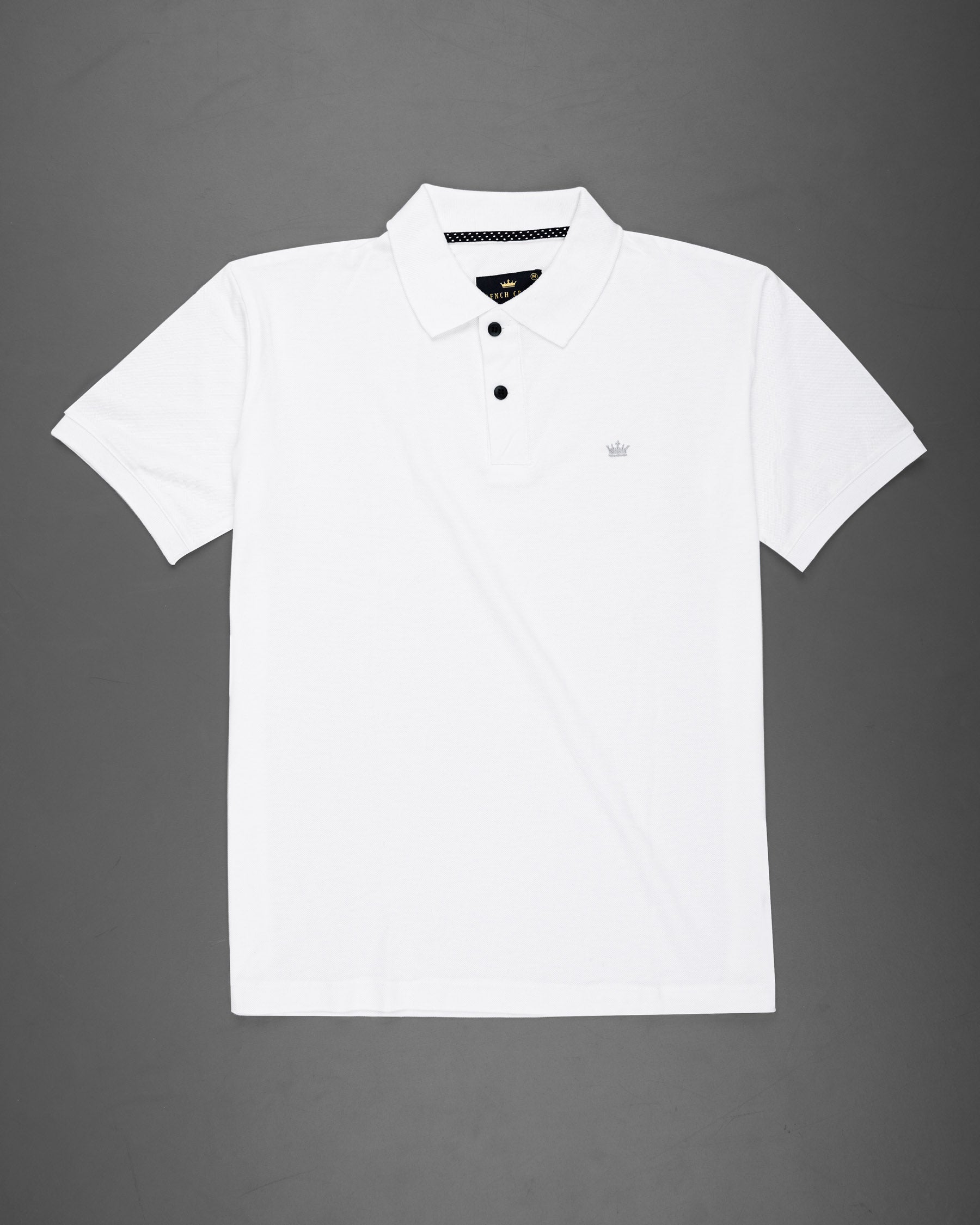  Bright White Mercerised Pique Polo TS527-S, TS527-M, TS527-L, TS527-XL, TS527-XXL