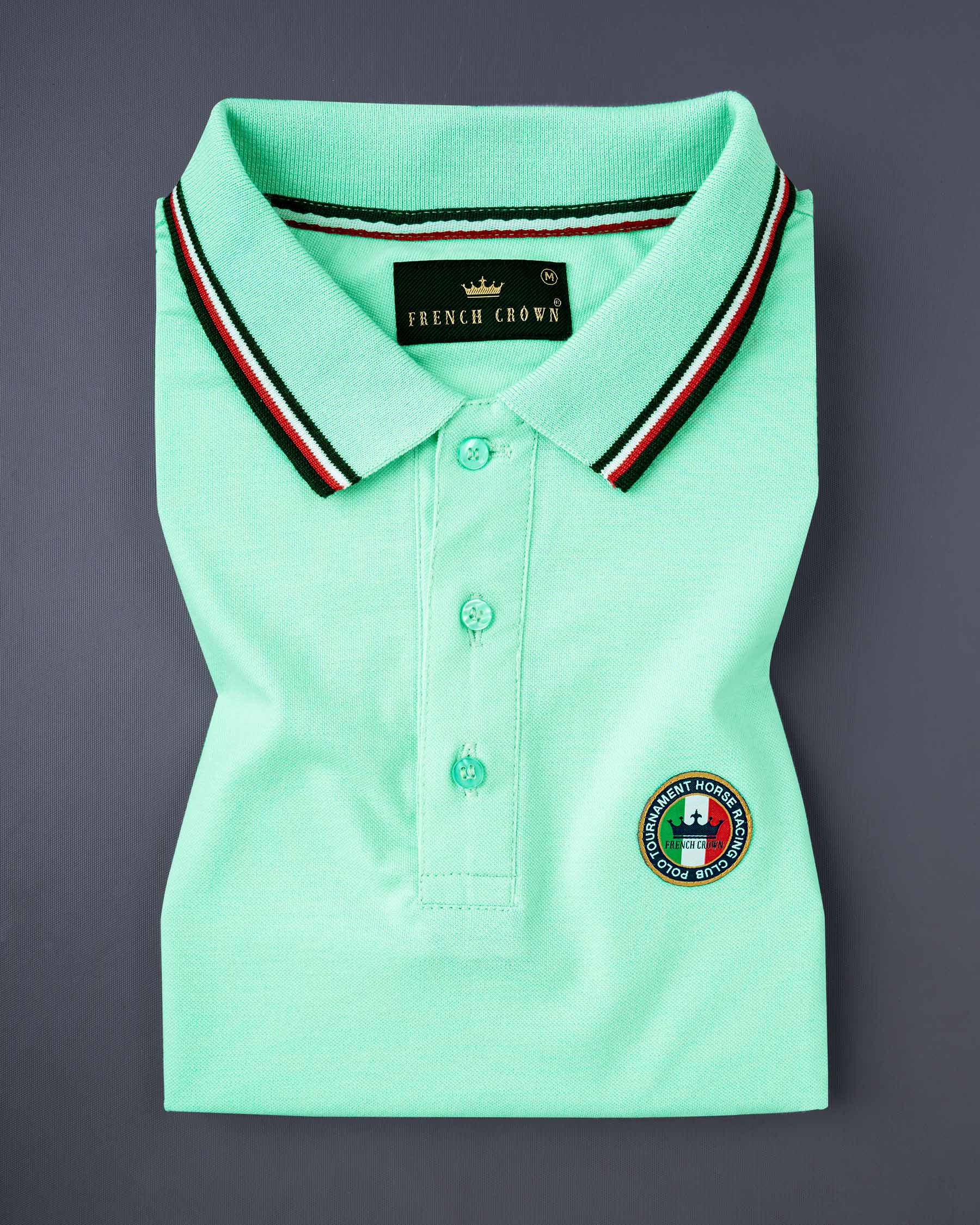 Mint Green Super Soft Organic Pique Polo T-Shirt TS540-S, TS540-M, TS540-L, TS540-XL, TS540-XXL