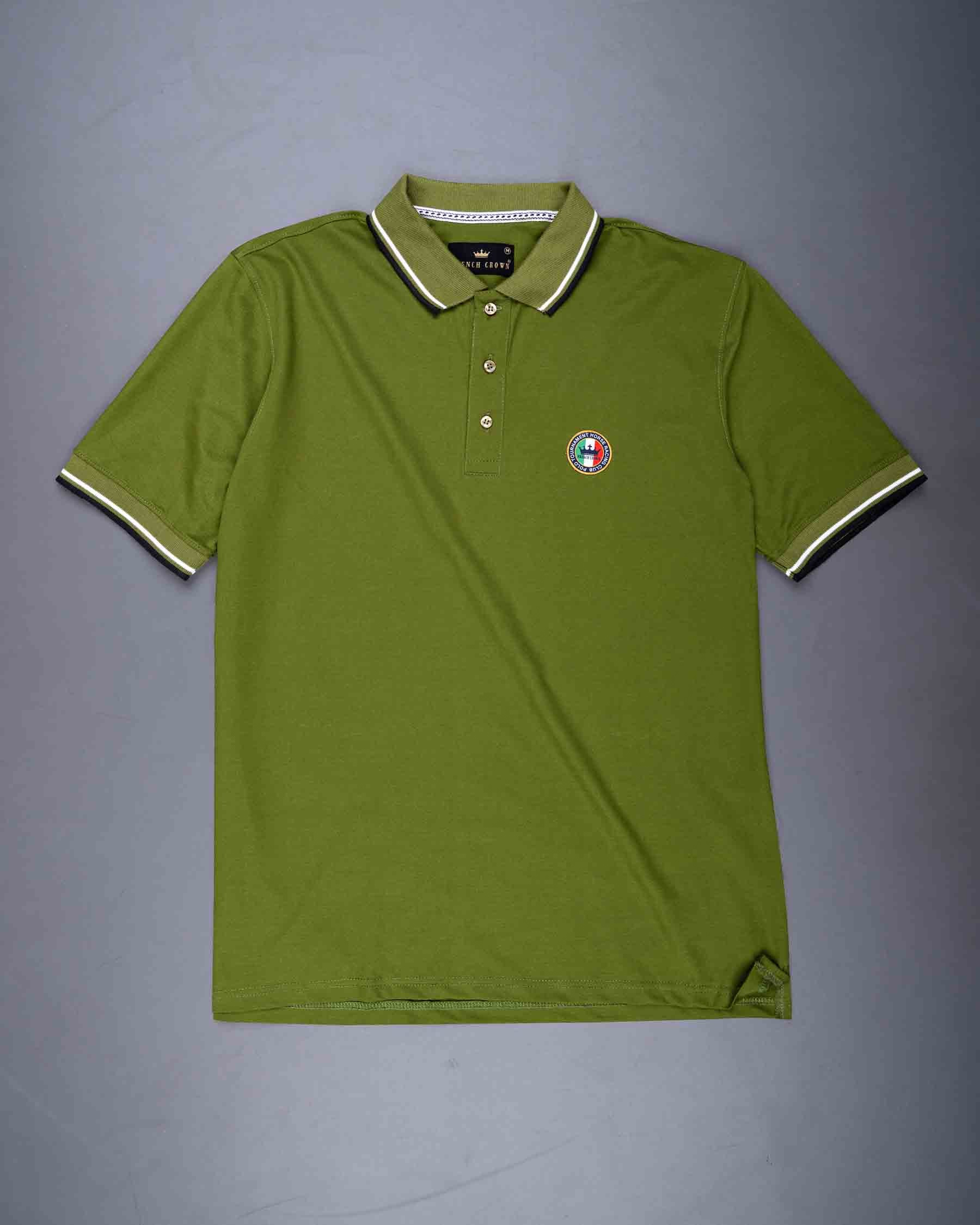 Swamp Green Super Soft Pique Polo T-Shirt TS546-S, TS546-M, TS546-L, TS546-XL, TS546-XXL