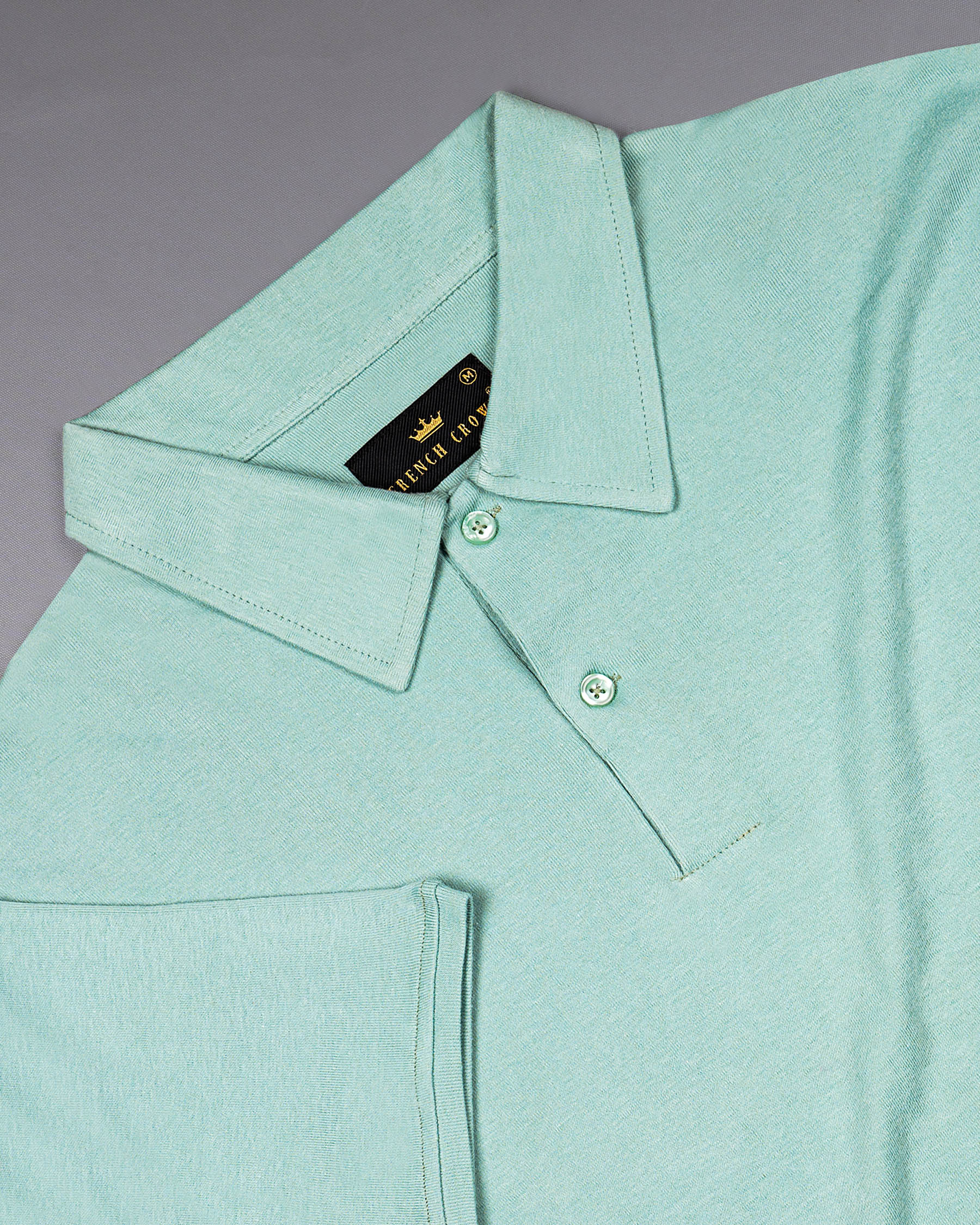 Cyan Opaque Pique Premium Cotton Polo TS550-S, TS550-M, TS550-L, TS550-XL, TS550-XXL, TS550-3XL, TS550-4XL