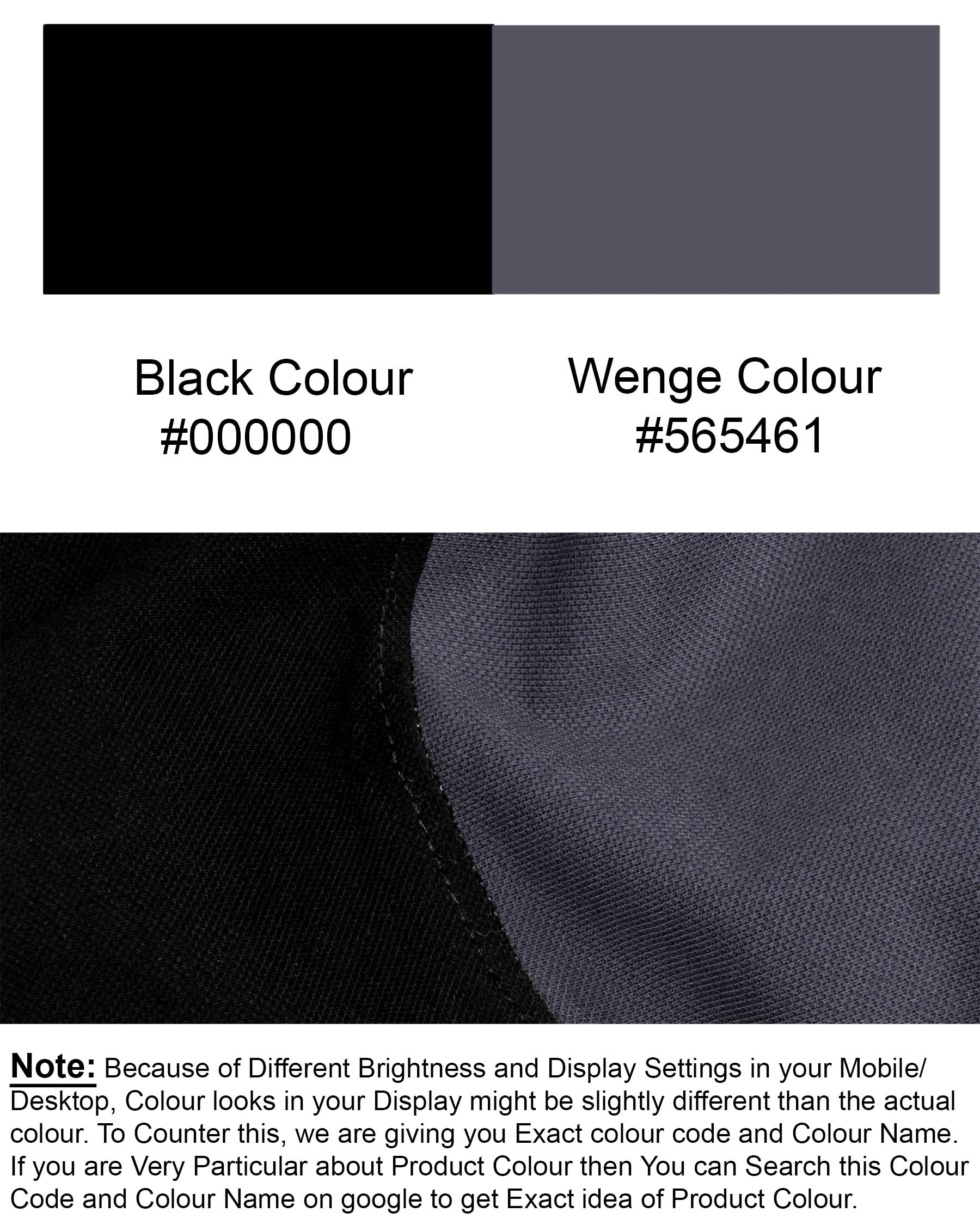 Jade Black and Wenge Grey Super Soft Organic Pique Polo TS561-S, TS561-M, TS561-L, TS561-XL, TS561-XXL, TS561-3XL, TS561-4XL