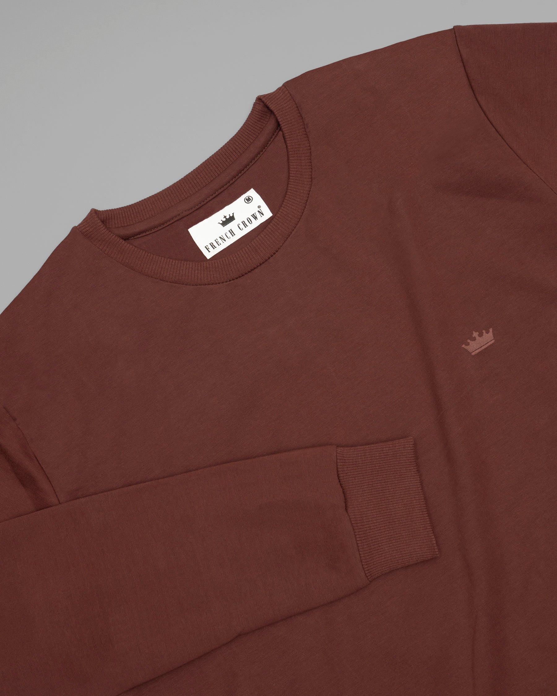 Syrup Brown Super Soft Premium Cotton Full Sleeve Sweatshirt