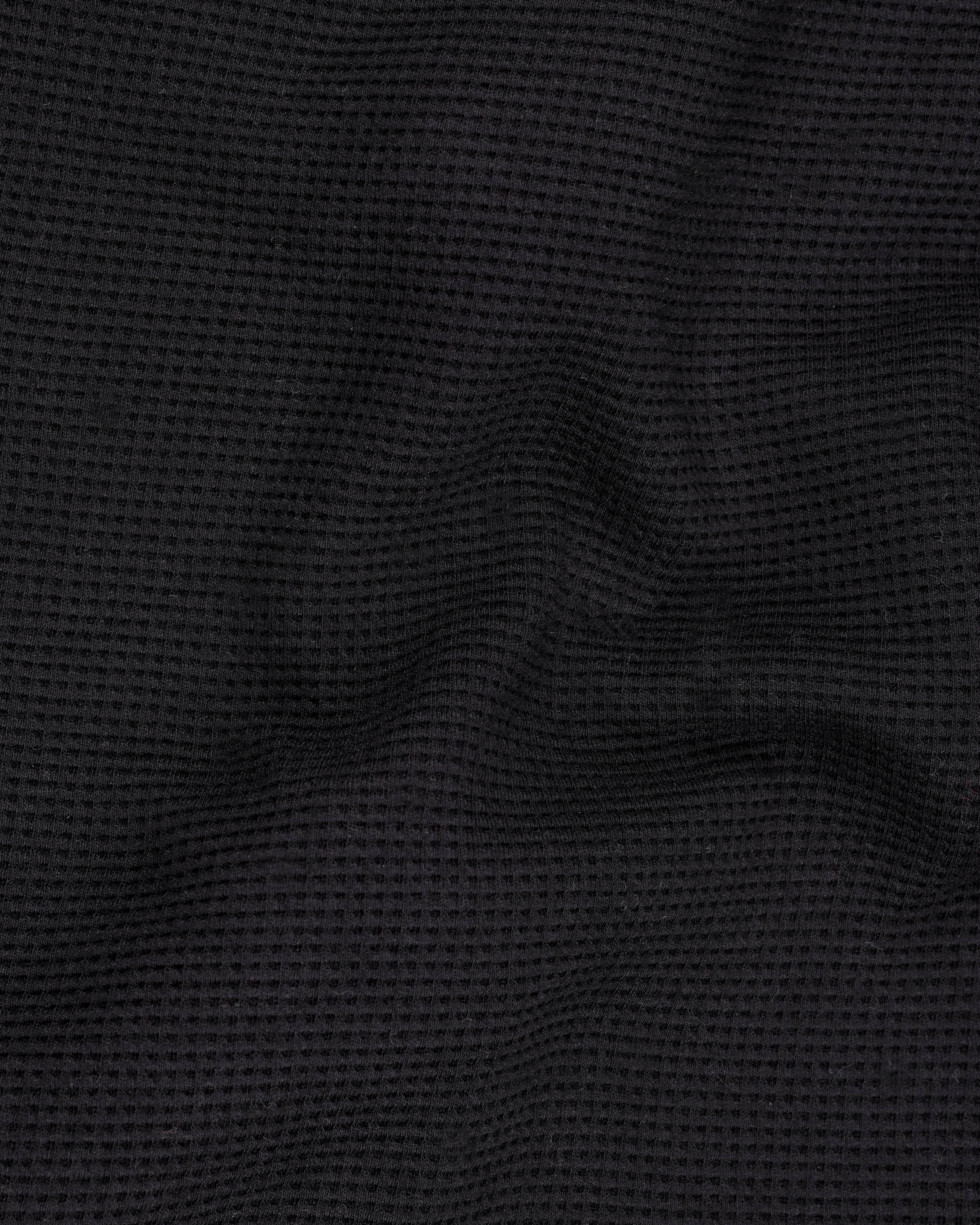 Jade Black Full Sleeve Premium Cotton Textured Sweatshirt TS624-J, TS624-M, TS624-L, TS624-XL, TS624-XXL, TS624-3XL, TS624-4XL