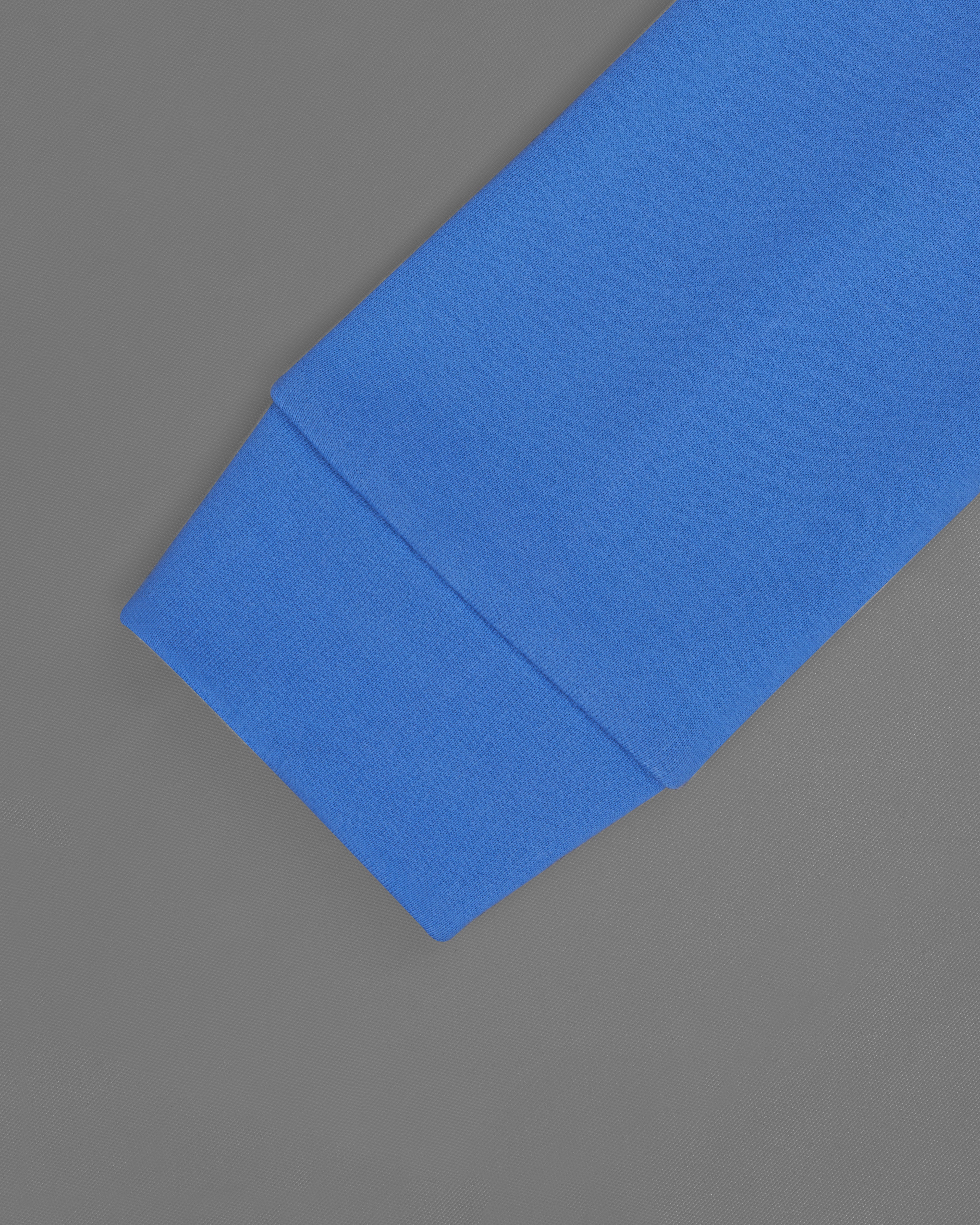 Blue With Cream Half and Half Full Sleeve Premium Cotton Heavyweight Hooded Sweatshirt TS642-B, TS642-M, TS642-A, TS642-XL, TS642-XXL, TS642-3XL, TS642-4XL