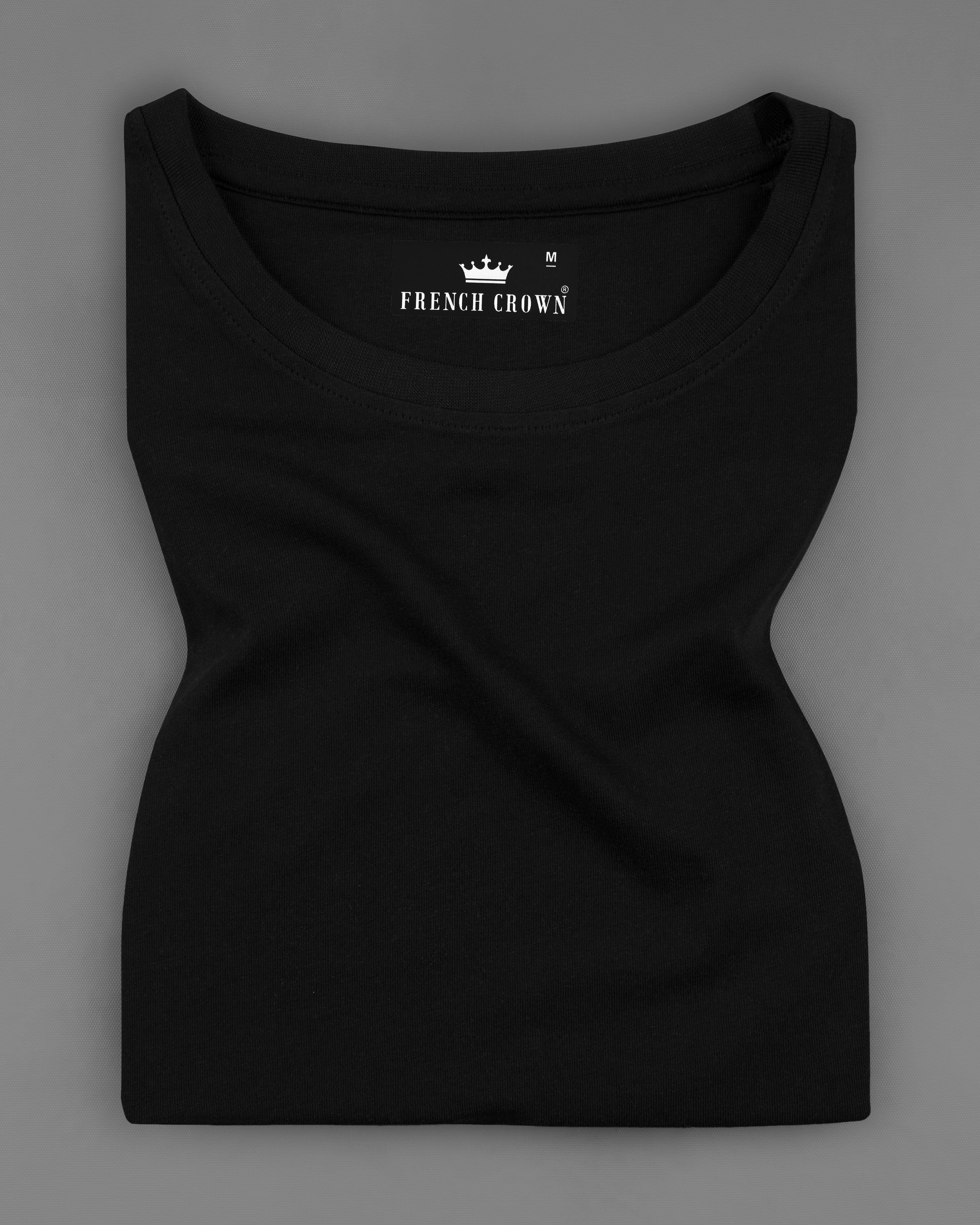 Jade Black Premium Cotton Organic T-shirt TS653-S, TS653-M, TS653-L, TS653-XL, TS653-XXL