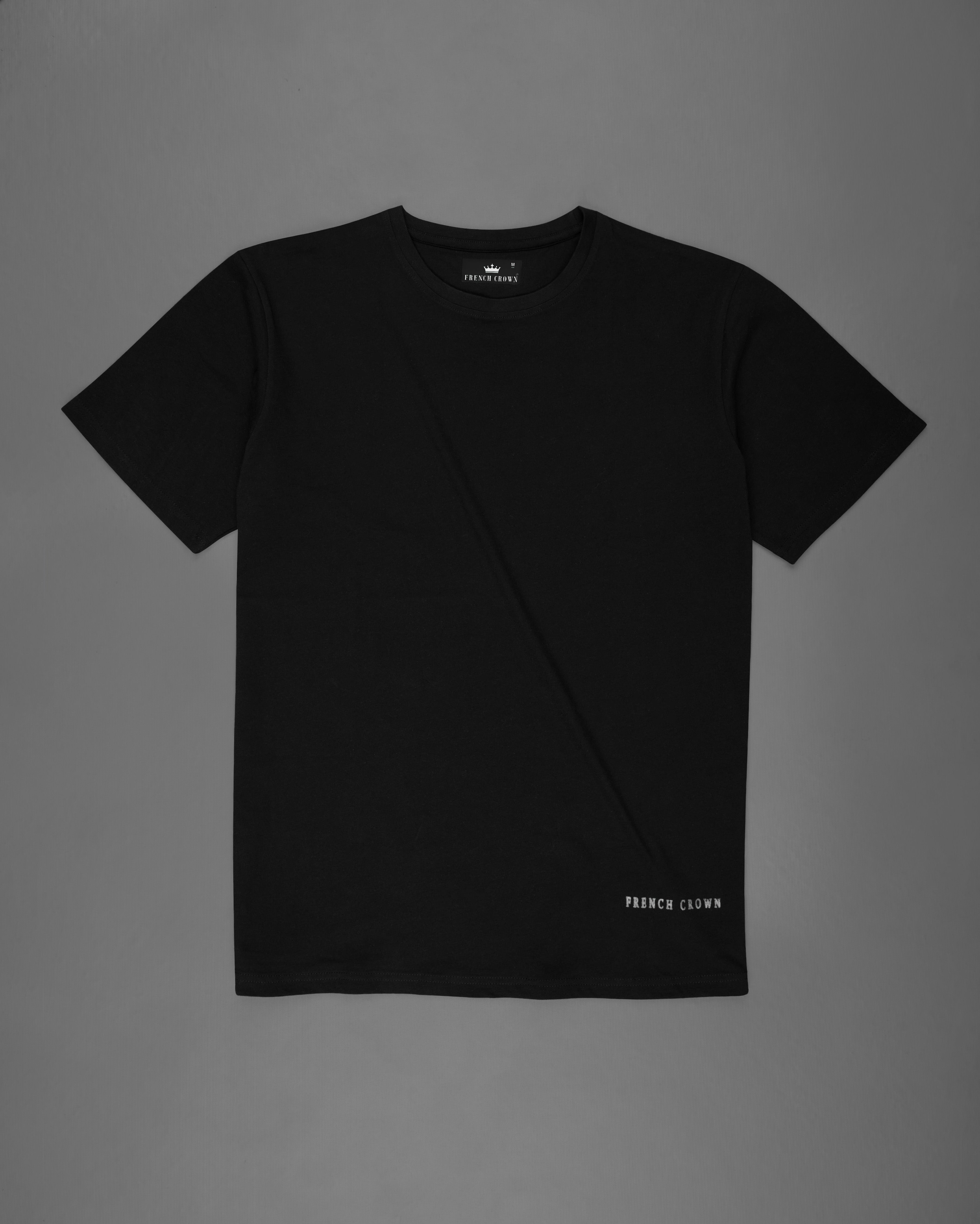 Jade Black Premium Cotton Organic T-shirt TS653-S, TS653-M, TS653-L, TS653-XL, TS653-XXL