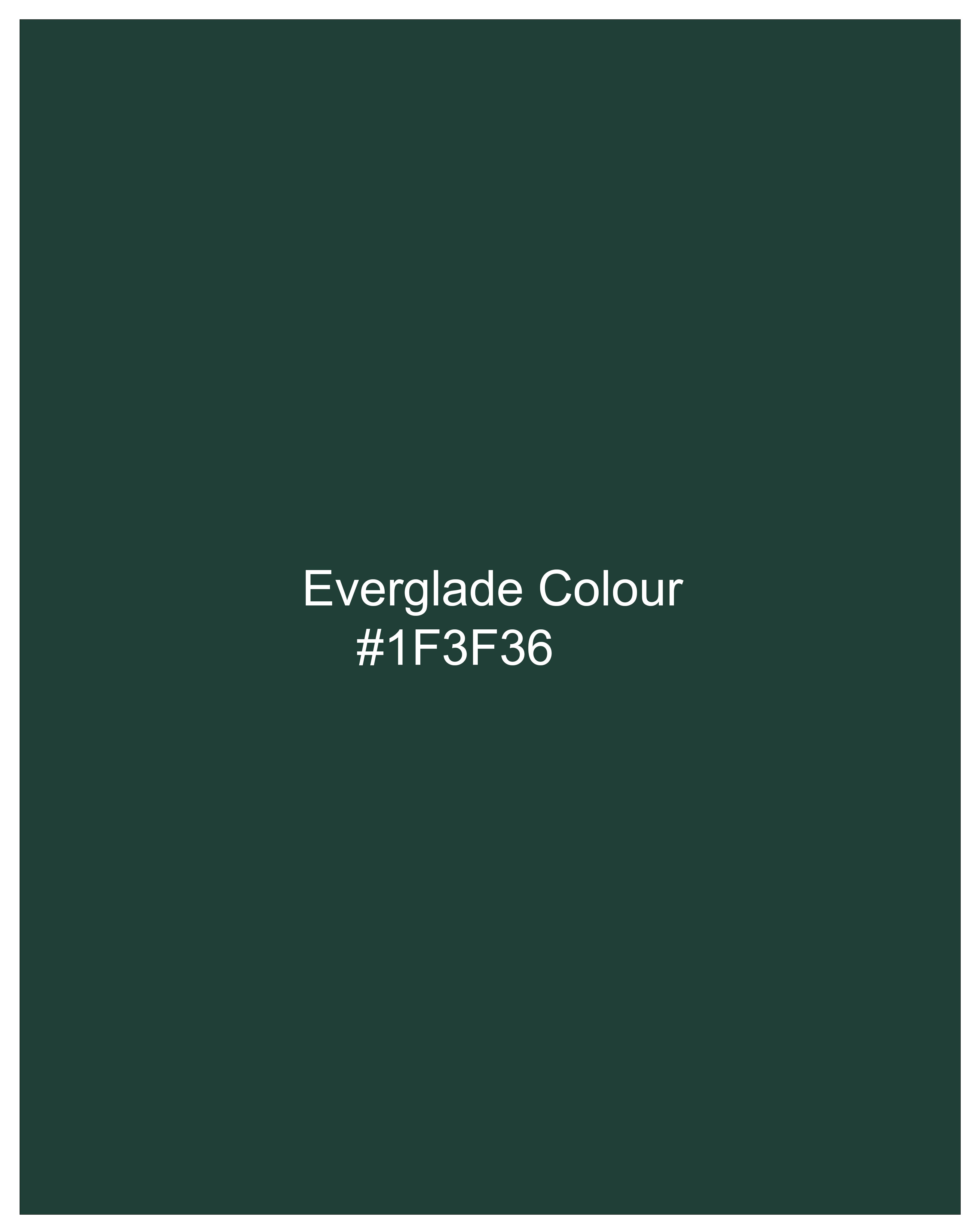 Everglade Green Zipper Closure Full Sleeve Premium Cotton Heavyweight Polo Sweatshirt TS678-S, TS678-M, TS678-L, TS678-XL, TS678-XXL