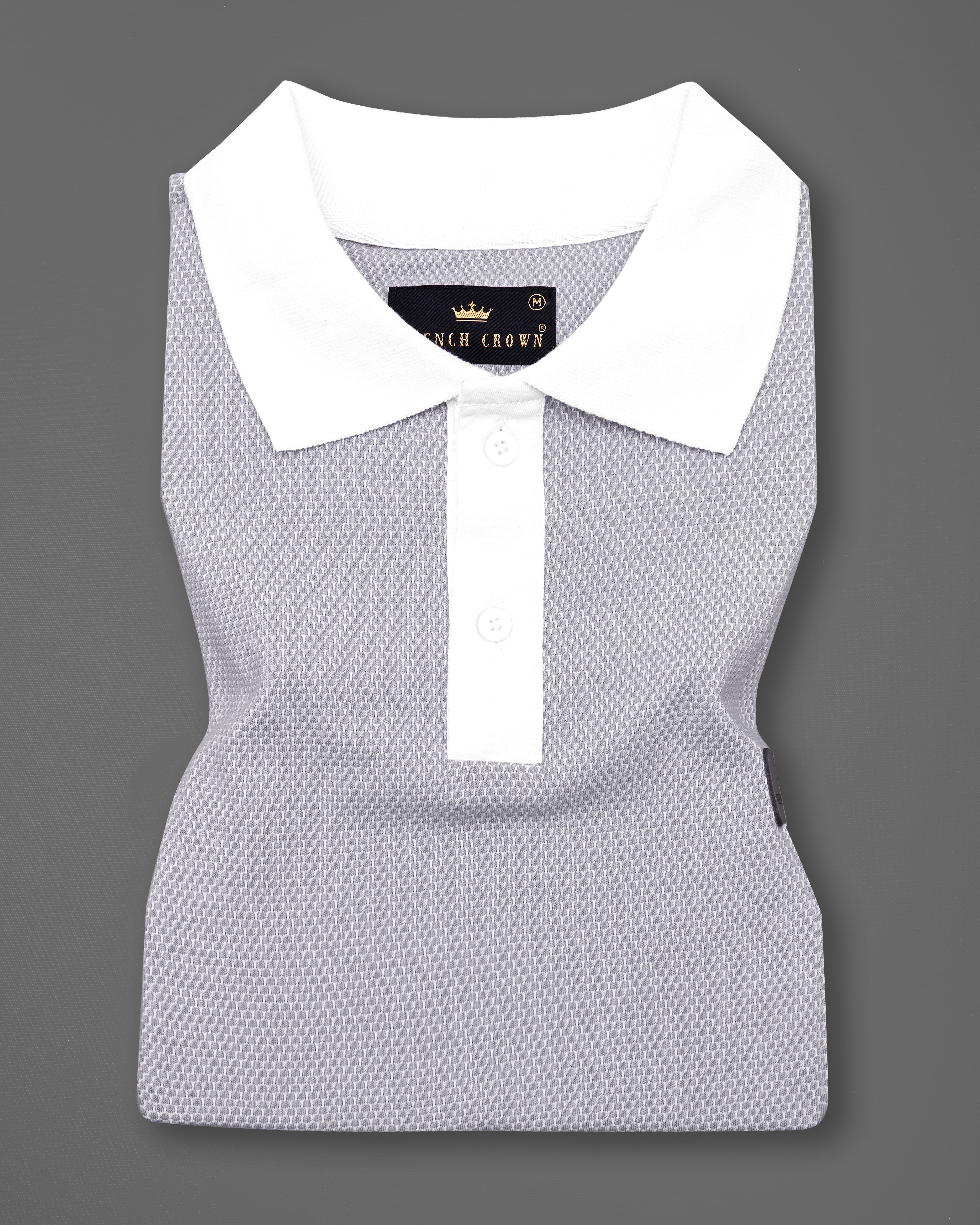 Spun Pearl Gray Super Soft Organic Cotton Pique Polo TS698-S, TS698-M, TS698-L, TS698-XL, TS698-XXL