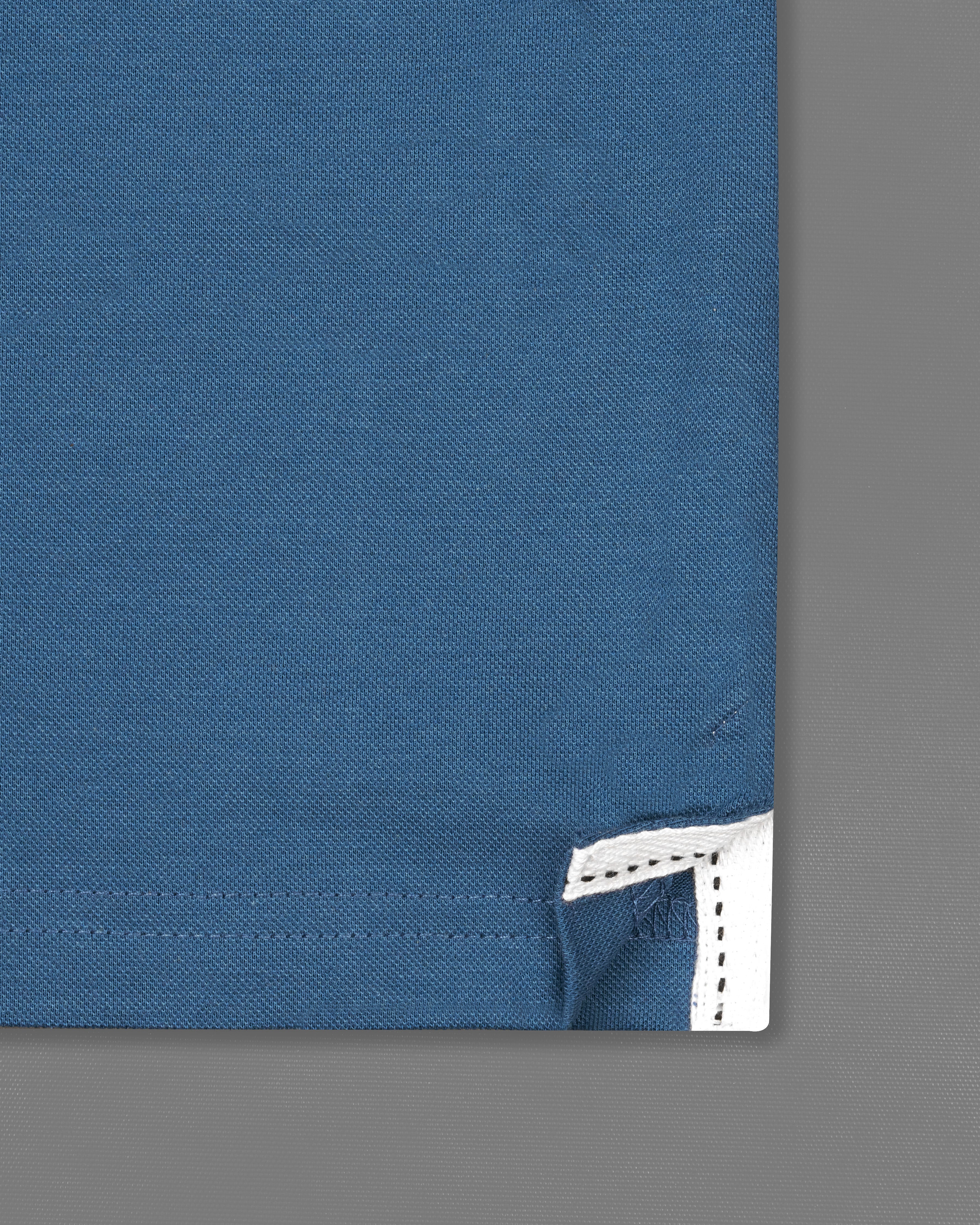 Calypso Blue Organic Cotton Pique Polo TS748-S, TS748-M, TS748-L, TS748-XL, TS748-XXL