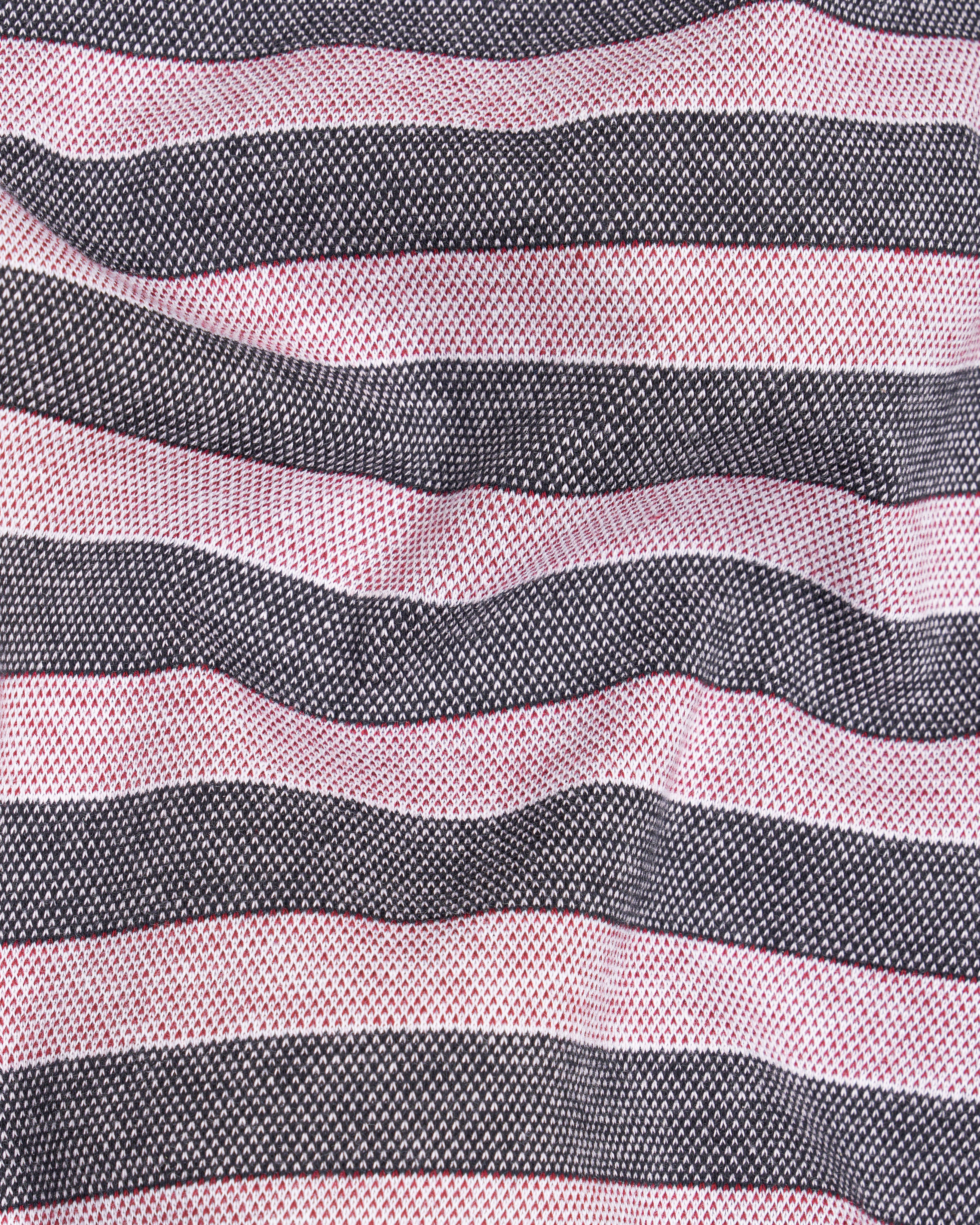 Thistle Pink with Scarpa Gray Striped Pique Polo TS767-S, TS767-M, TS767-L, TS767-XL, TS767-XXL