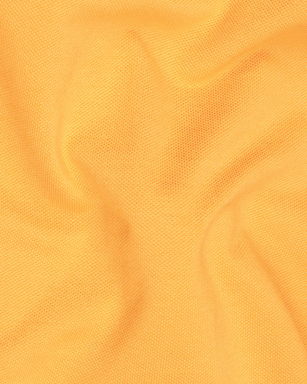 Koromiko Yellow Organic Cotton Pique Polo TS784-S, TS784-M, TS784-L, TS784-XL, TS784-XXL