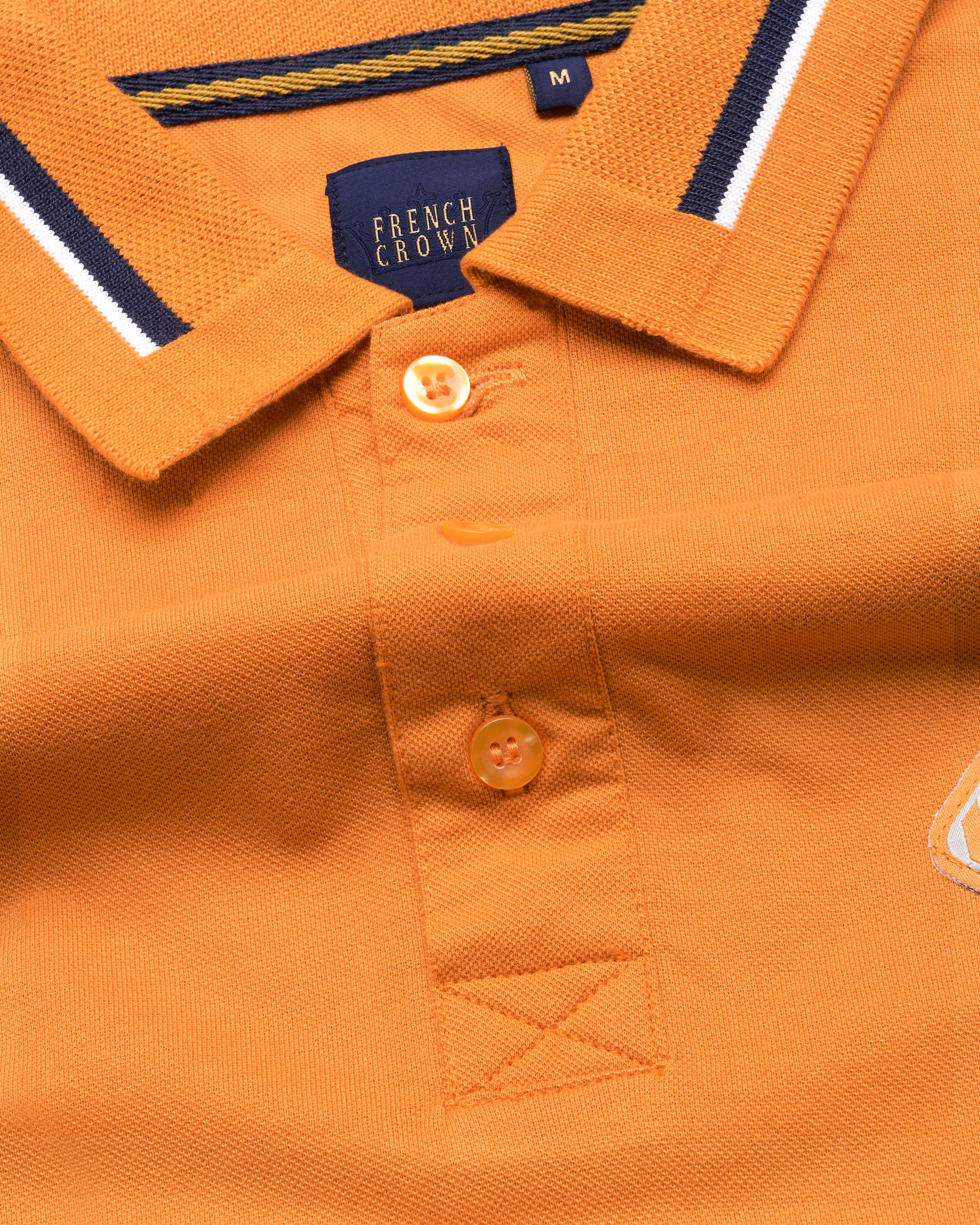 Jaffa Orange Organic Cotton Pique Polo TS823-S, TS823-M, TS823-L, TS823-XL, TS823-XXL