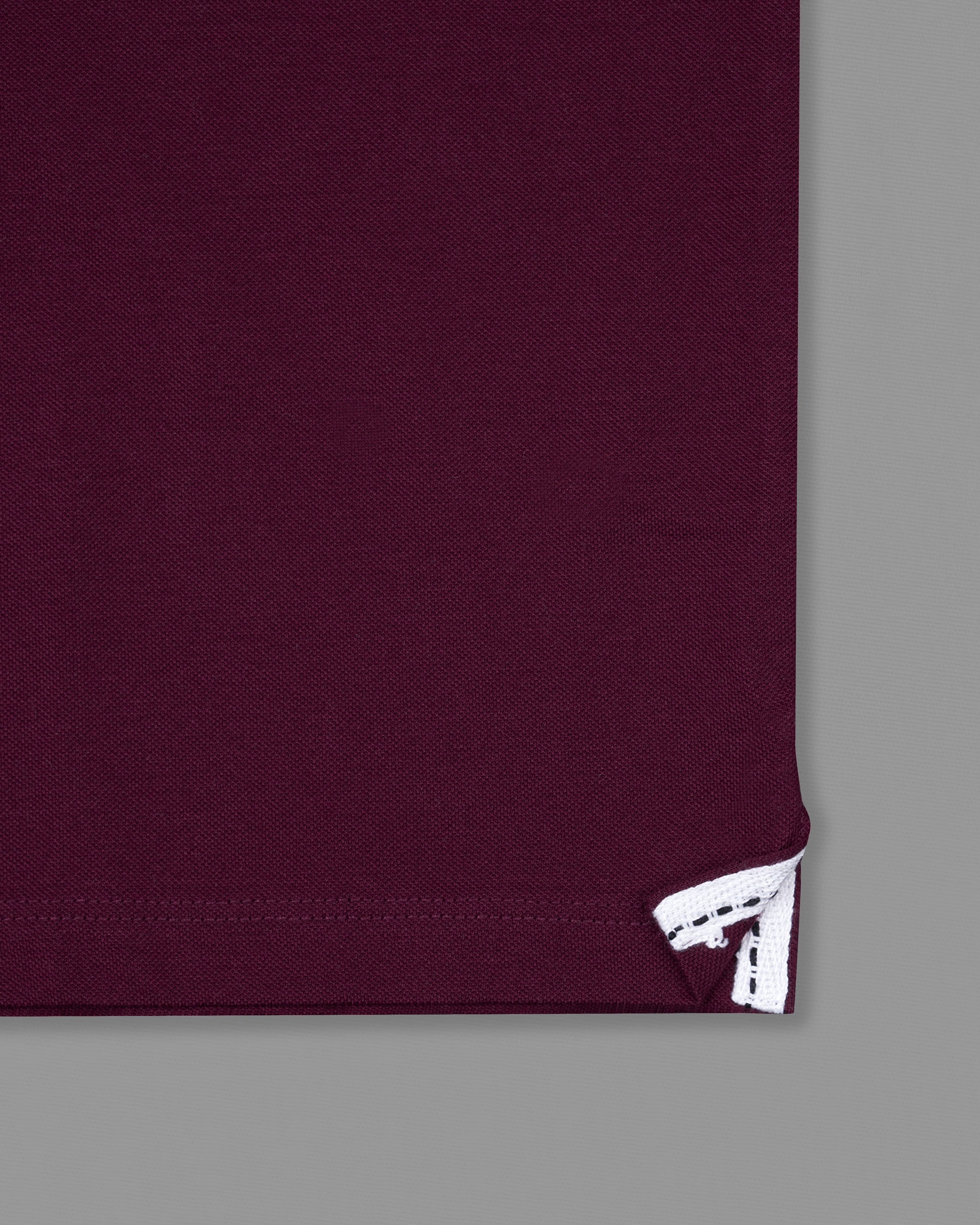 Barossa Maroon Organic Cotton Pique Polo TS825-S, TS825-M, TS825-L, TS825-XL, TS825-XXL