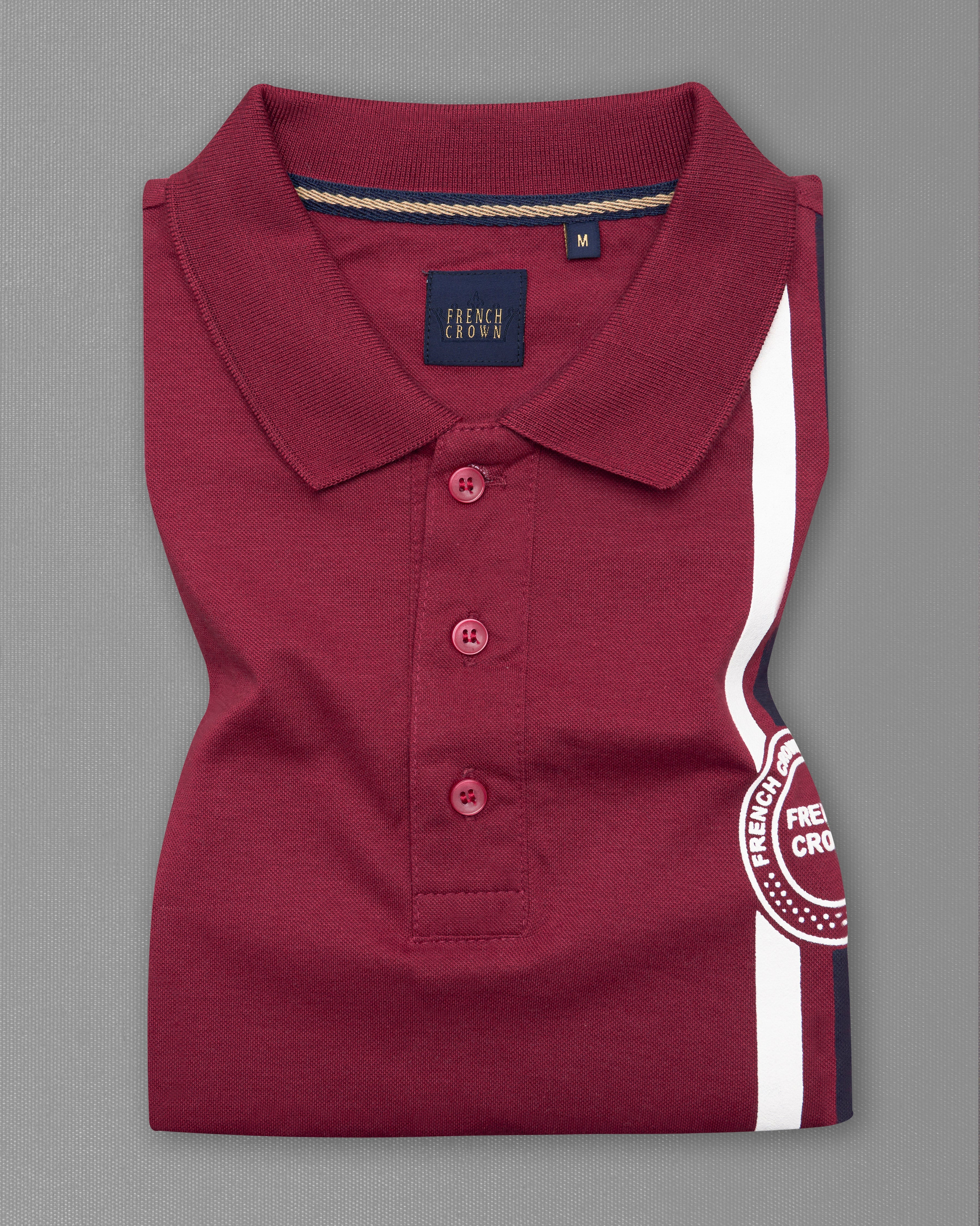 Claret Maroon Mercerised Pique Polo TS881-S, TS881-M, TS881-L, TS881-XL, TS881-XXL