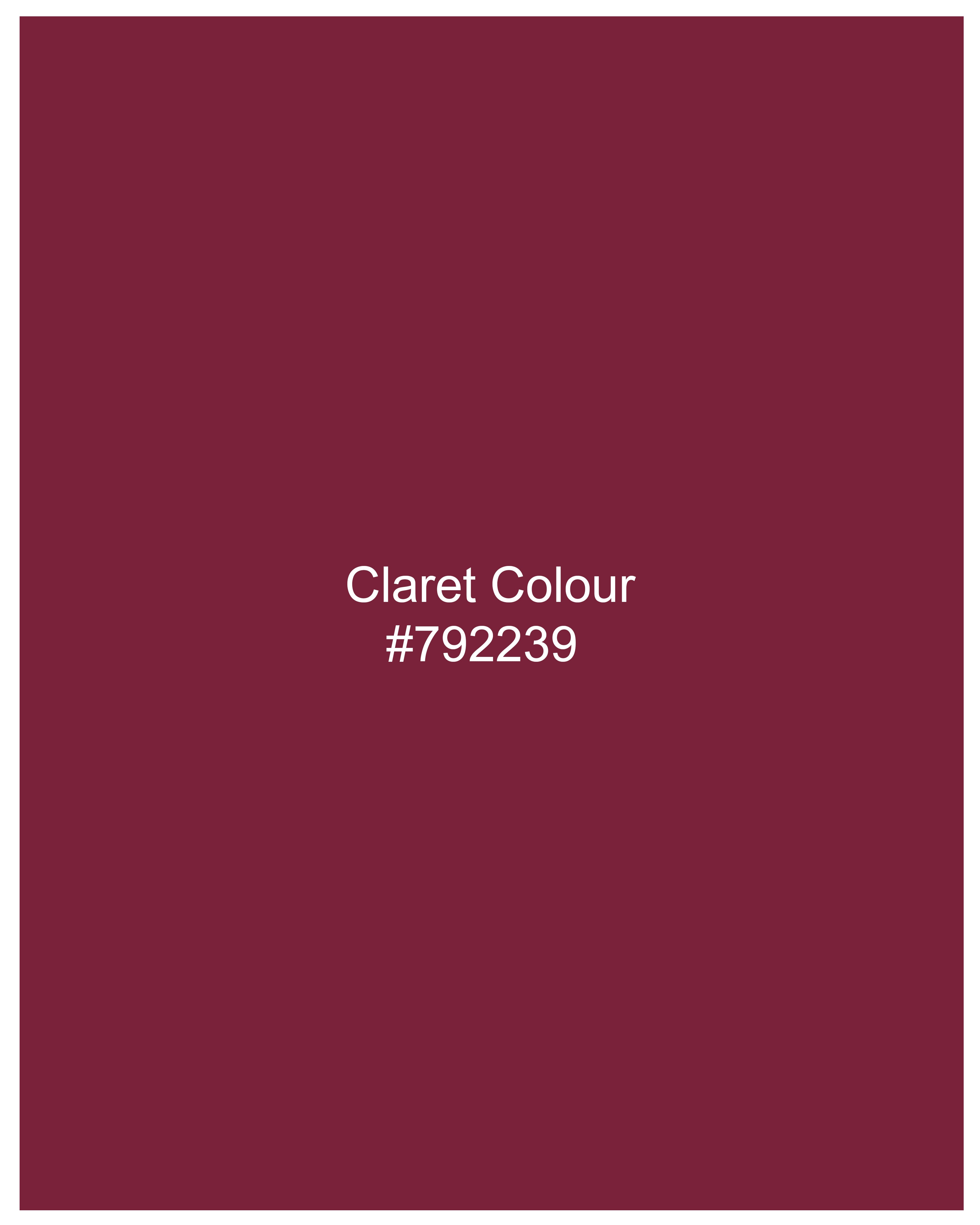 Claret Maroon Mercerised Pique Polo TS881-S, TS881-M, TS881-L, TS881-XL, TS881-XXL