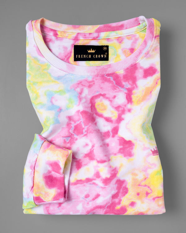Colourful Tie Dye Print Super Soft Premium Cotton Full Sleeve Sweatshirt