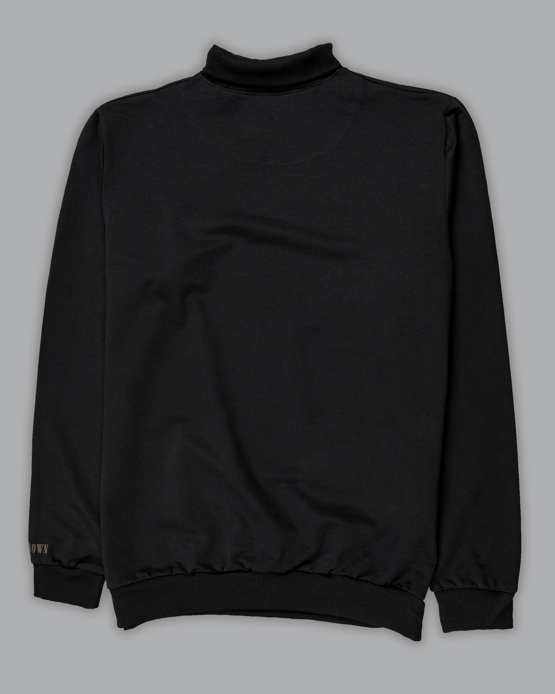 Jade Black Super Soft Premium Cotton Full Sleeve Turtle Neck Sweatshirt TS110-S, TS110-M, TS110-L, TS110-XL, TS110-XXL