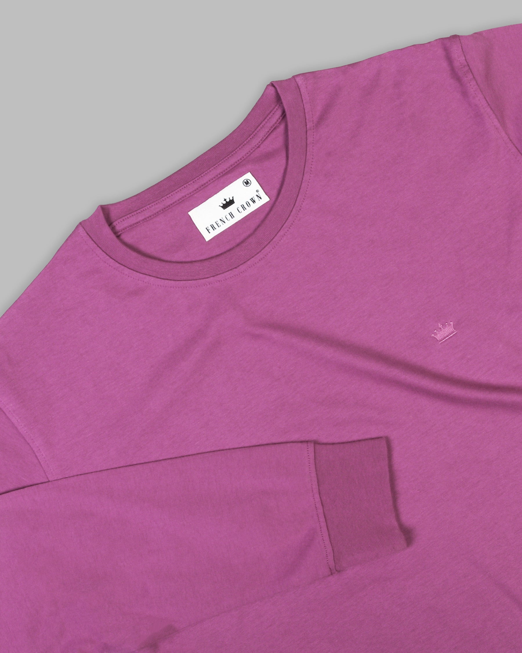 Mauve Purple Super Soft Premium Cotton Full Sleeve Organic Cotton Brushed Sweatshirt TS166-S, TS166-M, TS166-XXL, TS166-XL, TS166-L