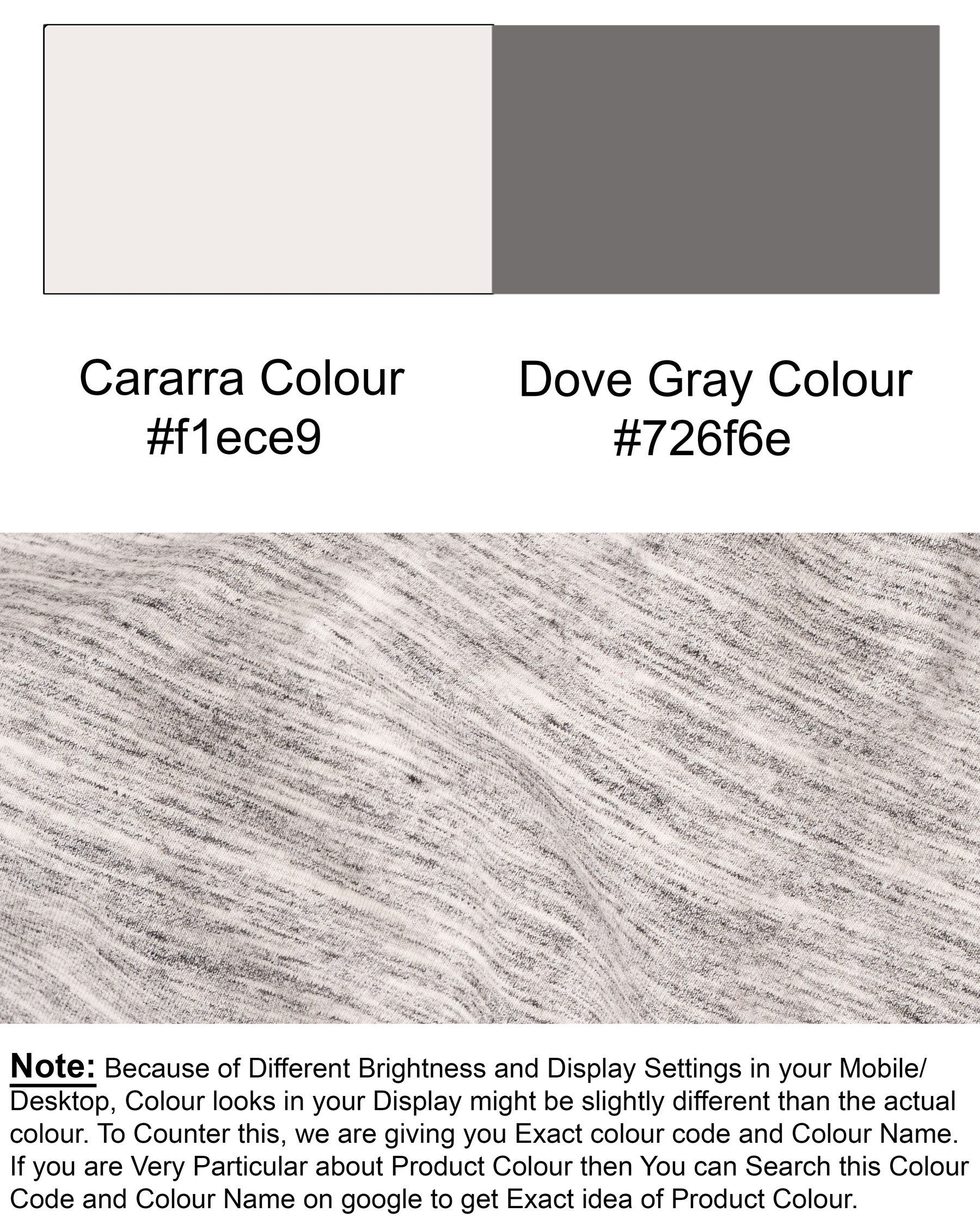 Carrara and Dove Gray Super Soft Organic Pique Polo TS404-S, TS404-M, TS404-L, TS404-XL, TS404-XXL, TS404-3XL, TS404-4XL