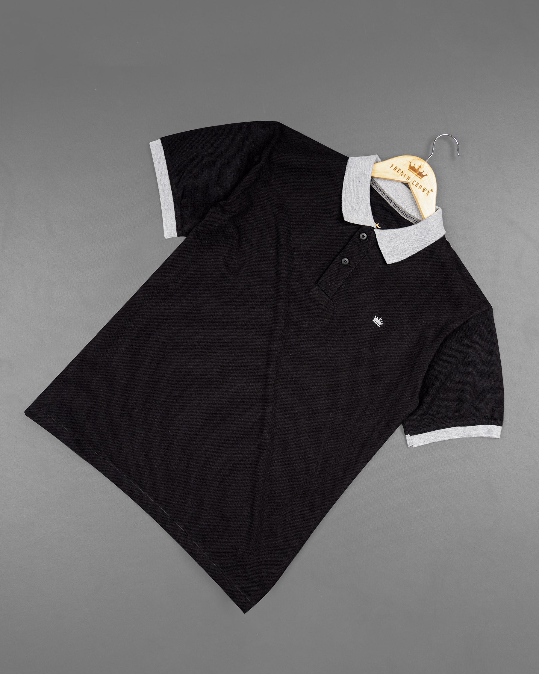 Night Black Super Soft Premium Cotton Polo TS406-S, TS406-M, TS406-L, TS406-XL, TS406-XXL, TS406-3XL, TS406-4XL