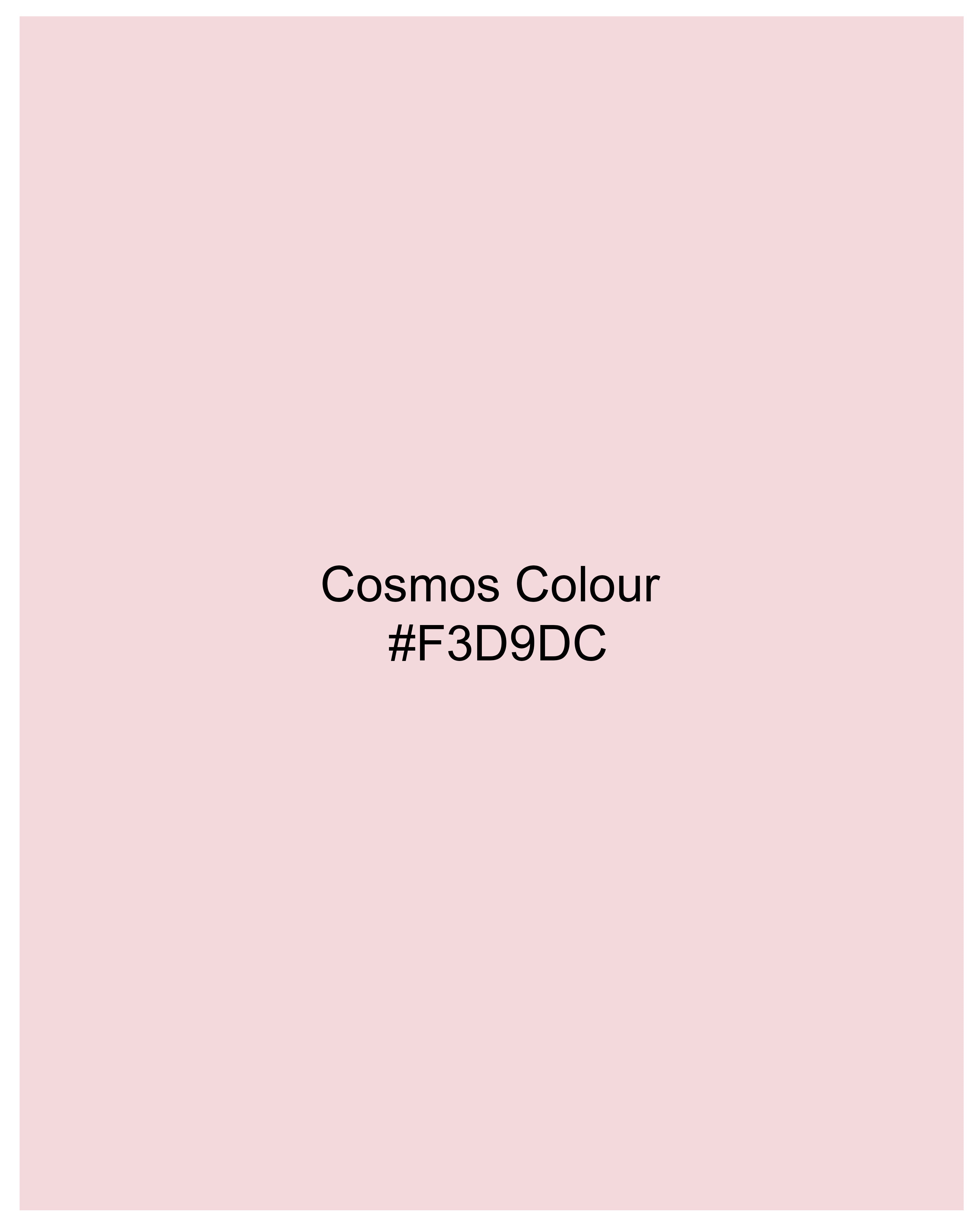 Cosmos Peach Hand Painted Premium Cotton T-Shirt TS414-W03-S, TS414-W03-M, TS414-W03-L, TS414-W03-XL, TS414-W03-XXL