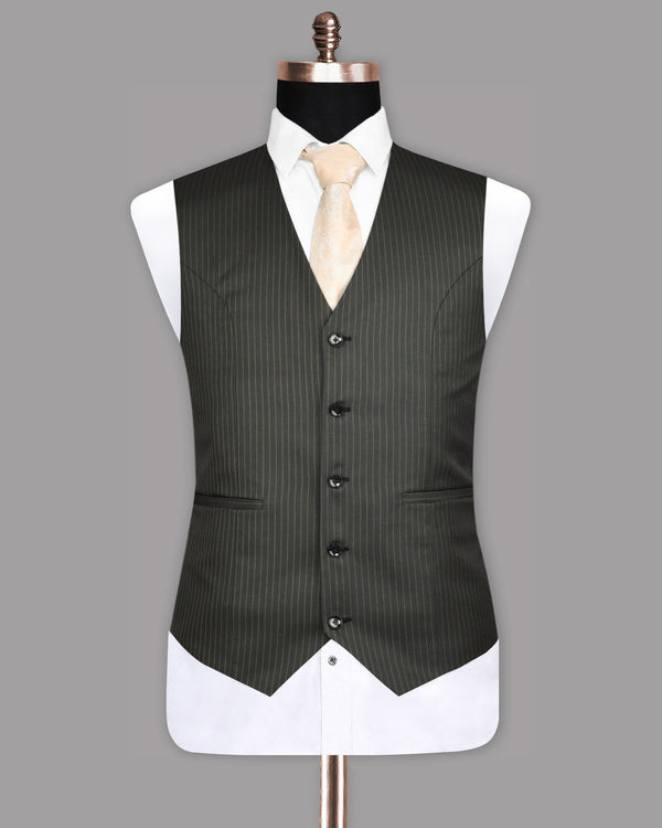 Armadillo Gray Striped Waistcoat V1037-54, V1037-52, V1037-36, V1037-42, V1037-50, V1037-58, V1037-44, V1037-46, V1037-56, V1037-48, V1037-38, V1037-40, V1037-60