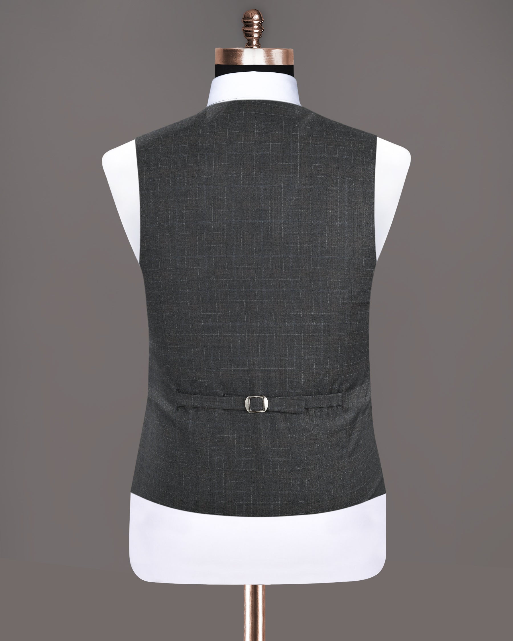 Tuatara Checked Wool Rich Waistcoat V1194-36, V1194-38, V1194-40, V1194-42, V1194-44, V1194-46, V1194-48, V1194-50, V1194-52, V1194-54, V1194-56, V1194-58, V1194-60