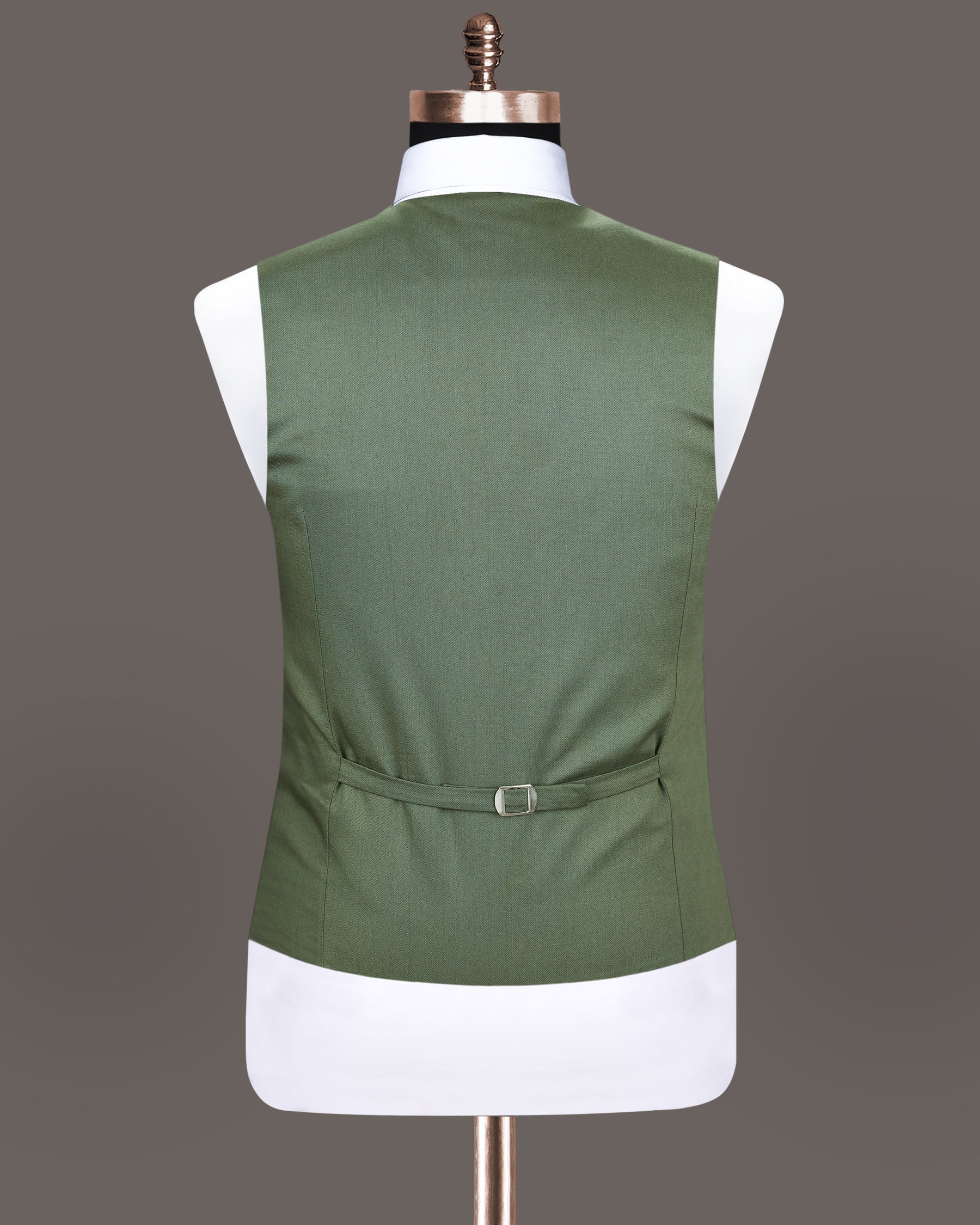 Willow Grove Green Luxurious Linen Waistcoat V1197-36, V1197-38, V1197-40, V1197-42, V1197-44, V1197-46, V1197-48, V1197-50, V1197-52, V1197-54, V1197-56, V1197-58, V1197-60