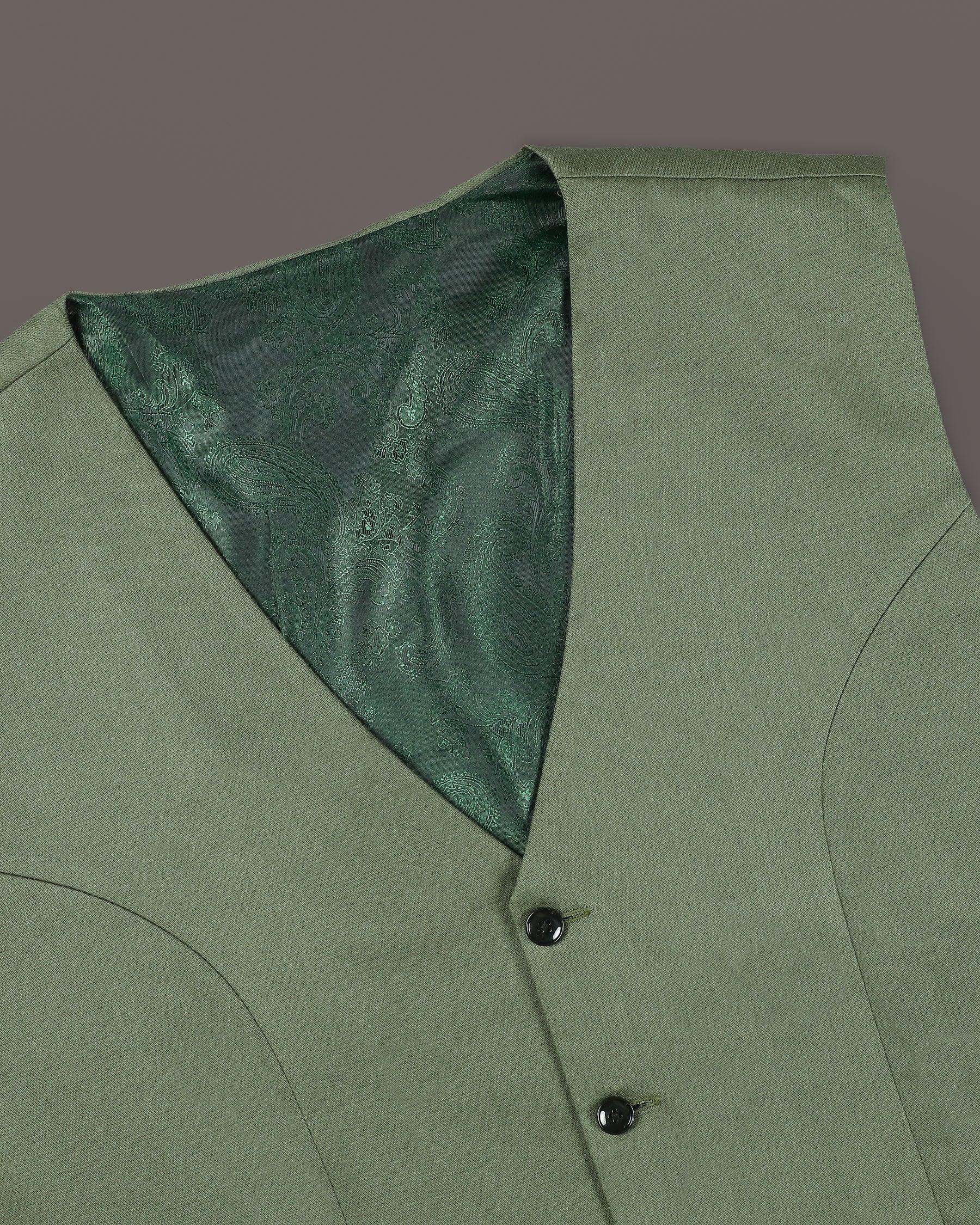 Willow Grove Green Luxurious Linen Waistcoat V1197-36, V1197-38, V1197-40, V1197-42, V1197-44, V1197-46, V1197-48, V1197-50, V1197-52, V1197-54, V1197-56, V1197-58, V1197-60