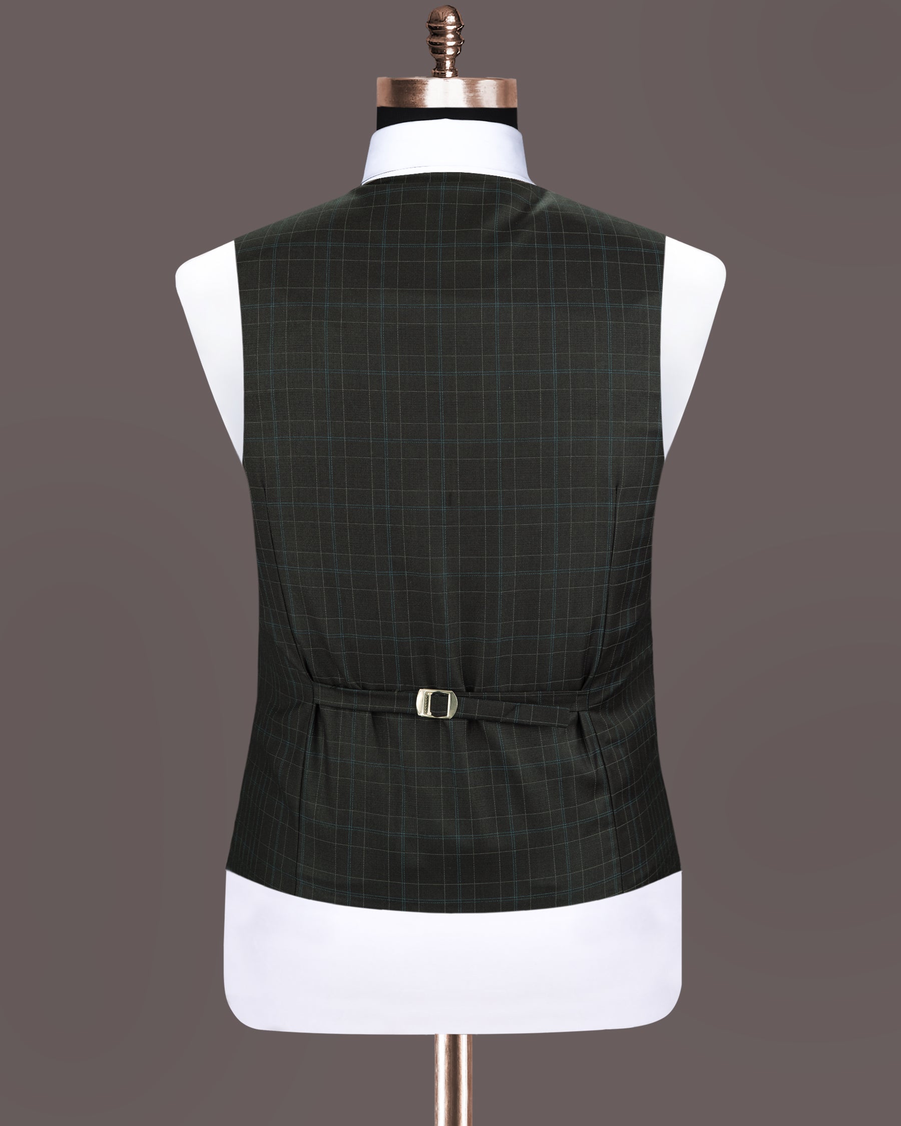 Blackcurrant Windowpane Wool Rich Waistcoat V1203-36, V1203-38, V1203-40, V1203-42, V1203-44, V1203-46, V1203-48, V1203-50, V1203-52, V1203-54, V1203-56, V1203-58, V1203-60