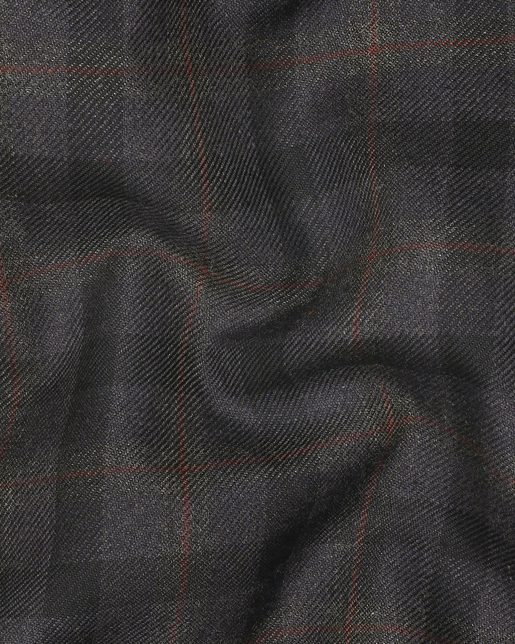 Bunker Black Wool Rich Subtle Plaid Waistcoat V1204-36, V1204-38, V1204-46, V1204-40, V1204-42, V1204-44, V1204-48, V1204-50, V1204-52, V1204-54, V1204-56, V1204-58, V1204-60,