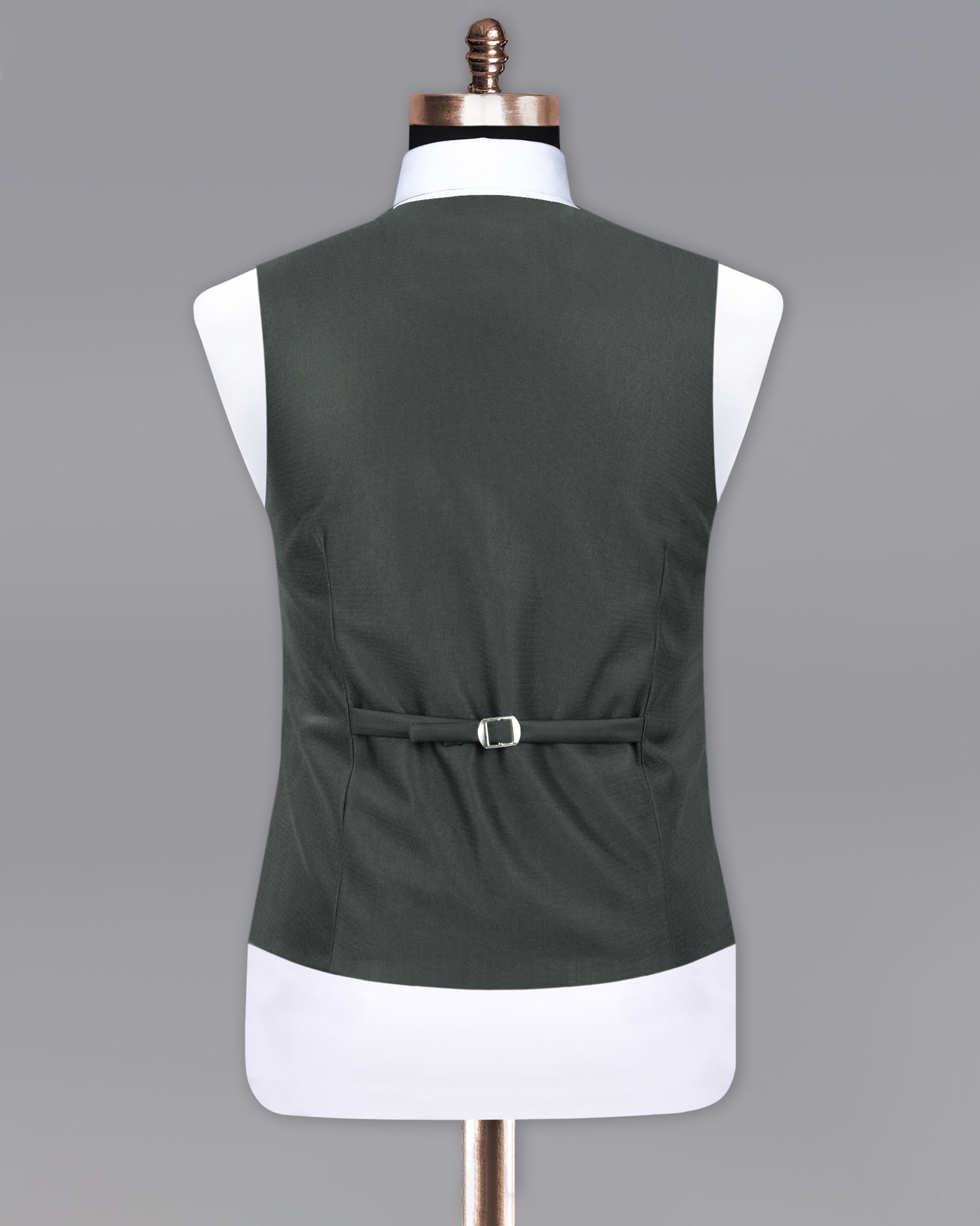 Greyish Green Premium Cotton Waistcoat V1213-54, V1213-38, V1213-42, V1213-56, V1213-60, V1213-36, V1213-46, V1213-58, V1213-48, V1213-40, V1213-44, V1213-50, V1213-52