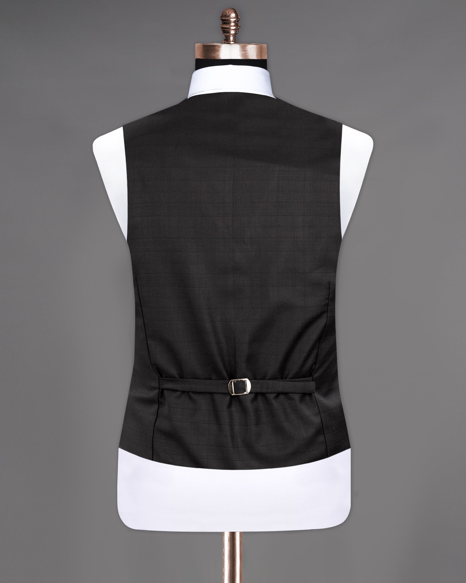 Zeus Black Subtle Plaid Woolrich Waistcoat V1220-36, V1220-38, V1220-40, V1220-42, V1220-44, V1220-46, V1220-50, V1220-52, V1220-54, V1220-56, V1220-58, V1220-60, V1220-48