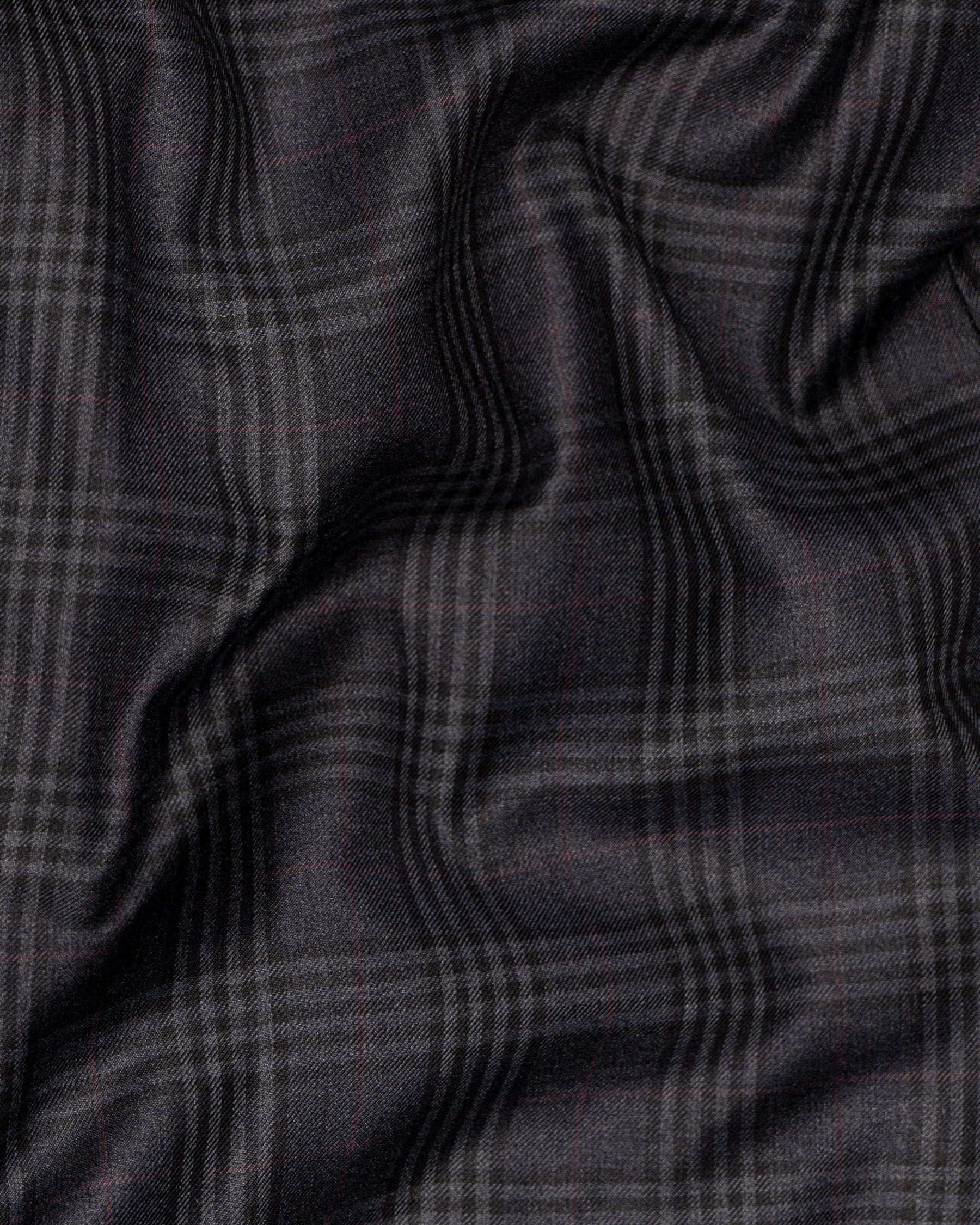 Thunder Gray Windowpane Wool Rich Waistcoat V1230-42, V1230-54, V1230-38, V1230-44, V1230-36, V1230-40, V1230-46, V1230-48, V1230-50, V1230-52, V1230-56, V1230-58, V1230-60