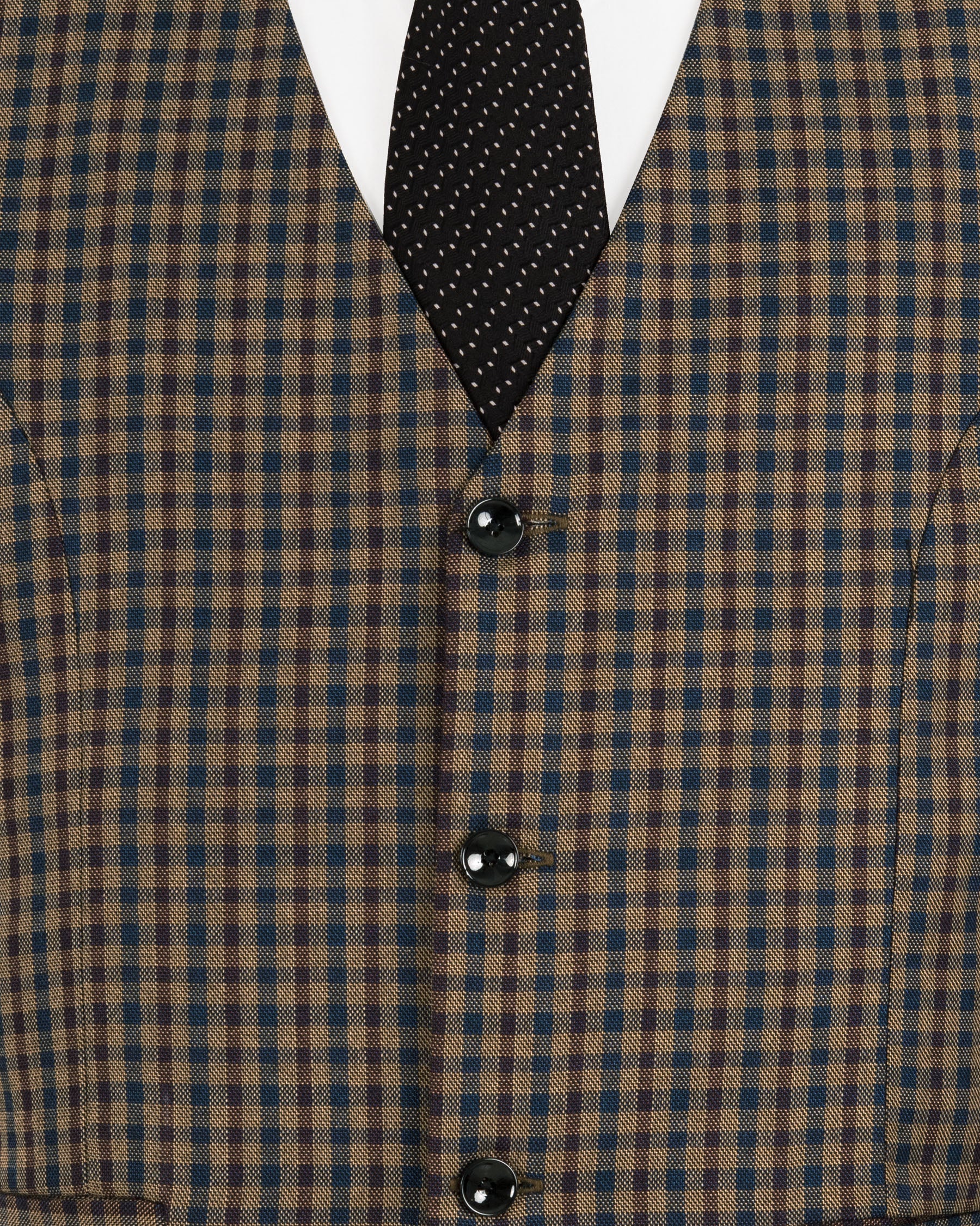 Givry and Blumine Gingham Woolrich Waistcoat V1277-36, V1277-38, V1277-40, V1277-42, V1277-44, V1277-46, V1277-48, V1277-50, V1277-52, V1277-54, V1277-56, V1277-58, V1277-60