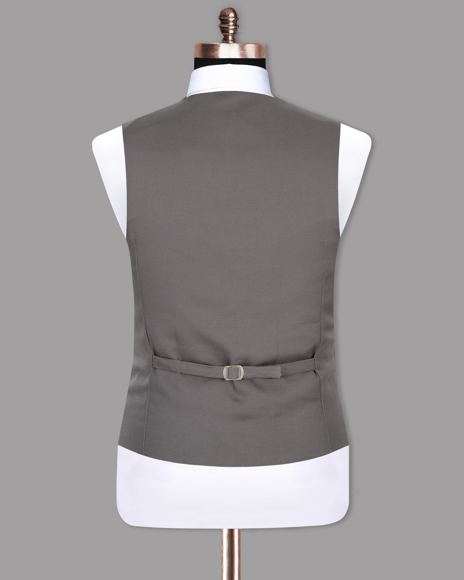 Bright Grey Premium Cotton Waistcoat V1283-36, V1283-38, V1283-40, V1283-42, V1283-44, V1283-46, V1283-48, V1283-50, V1283-52, V1283-54, V1283-56, V1283-58, V1283-60