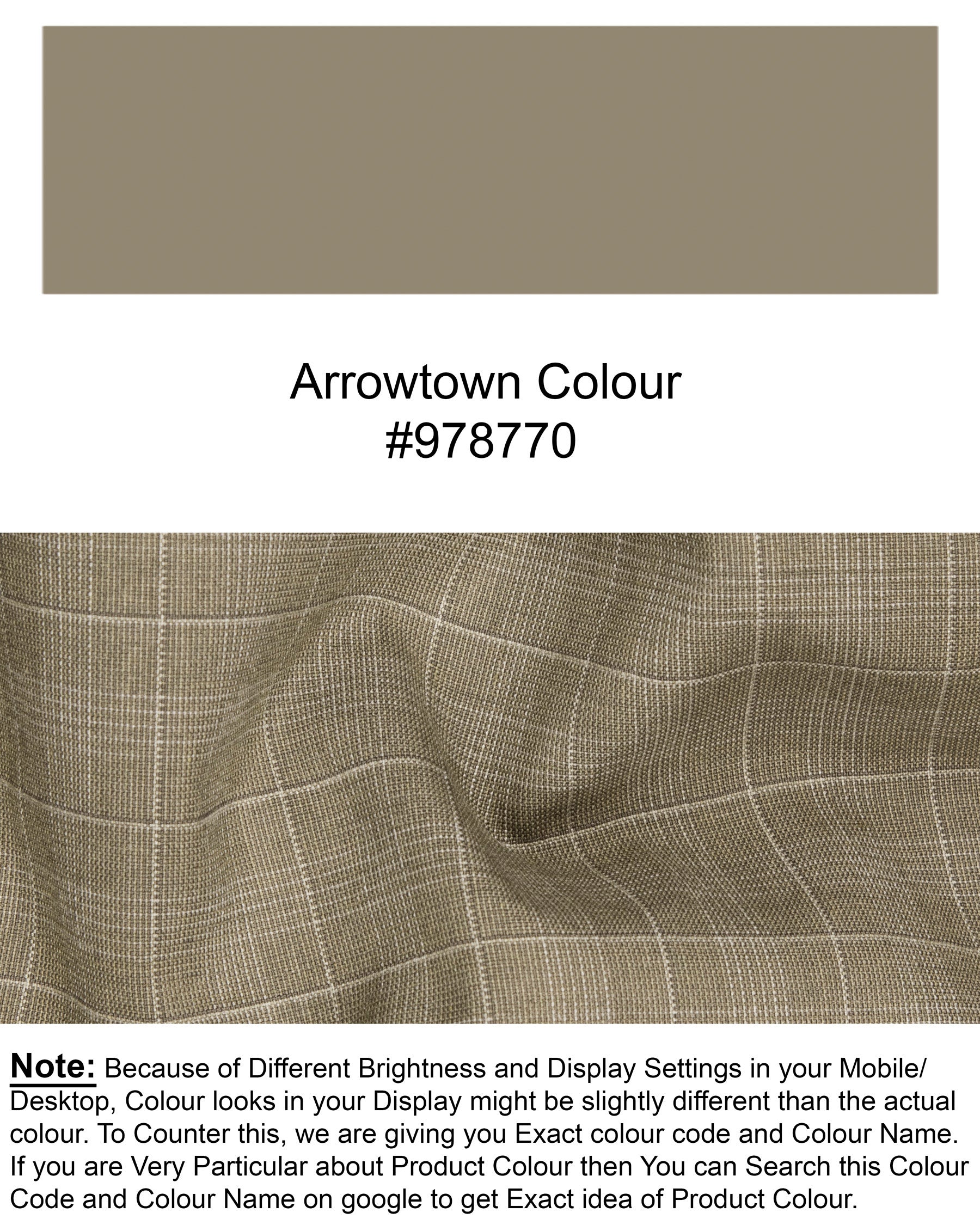Arrowtown Brown Plaid Waistcoat V1285-36, V1285-38, V1285-40, V1285-42, V1285-44, V1285-46, V1285-48, V1285-50, V1285-52, V1285-54, V1285-56, V1285-58, V1285-60