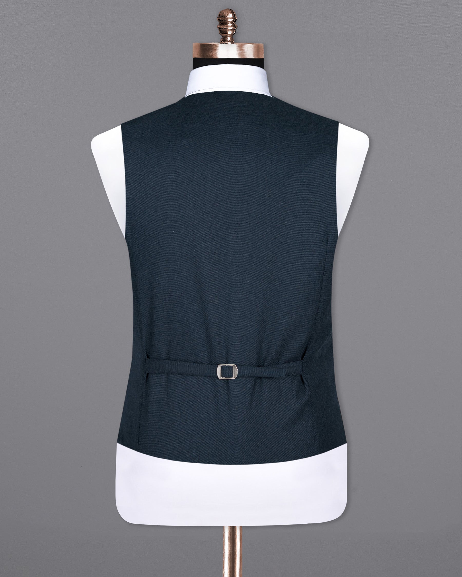 Outer Space Blue Premium Cotton Waistcoat V1294-36, V1294-38, V1294-40, V1294-42, V1294-44, V1294-46, V1294-48, V1294-50, V1294-52, V1294-54, V1294-56, V1294-58, V1294-60