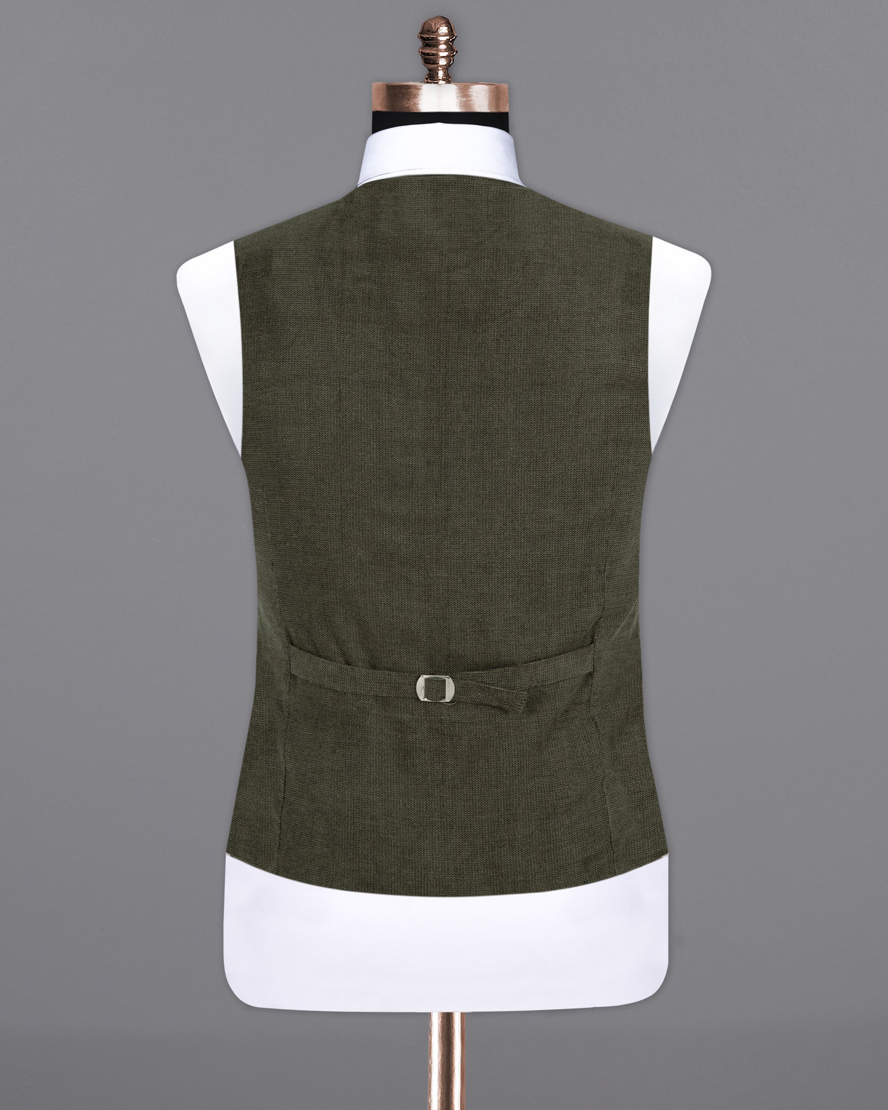 Merlin Green  Premium Cotton Waistcoat V1299-36, V1299-38, V1299-40, V1299-42, V1299-44, V1299-46, V1299-48, V1299-50, V1299-52, V1299-54, V1299-56, V1299-58, V1299-60