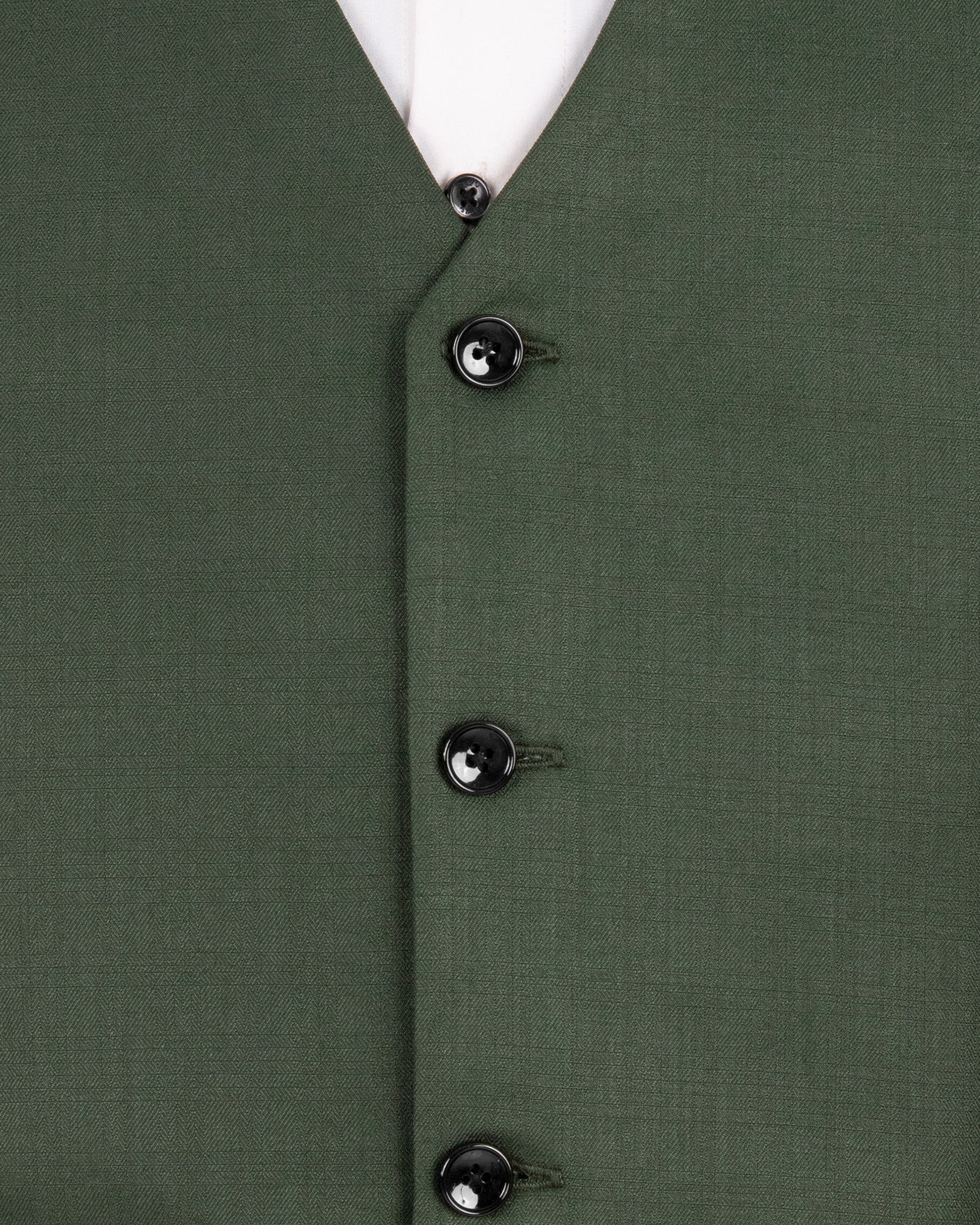 Nandor Green Wool Rich Waistcoat V1307-36, V1307-38, V1307-40, V1307-42, V1307-44, V1307-46, V1307-48, V1307-50, V1307-52, V1307-54, V1307-56, V1307-58, V1307-60