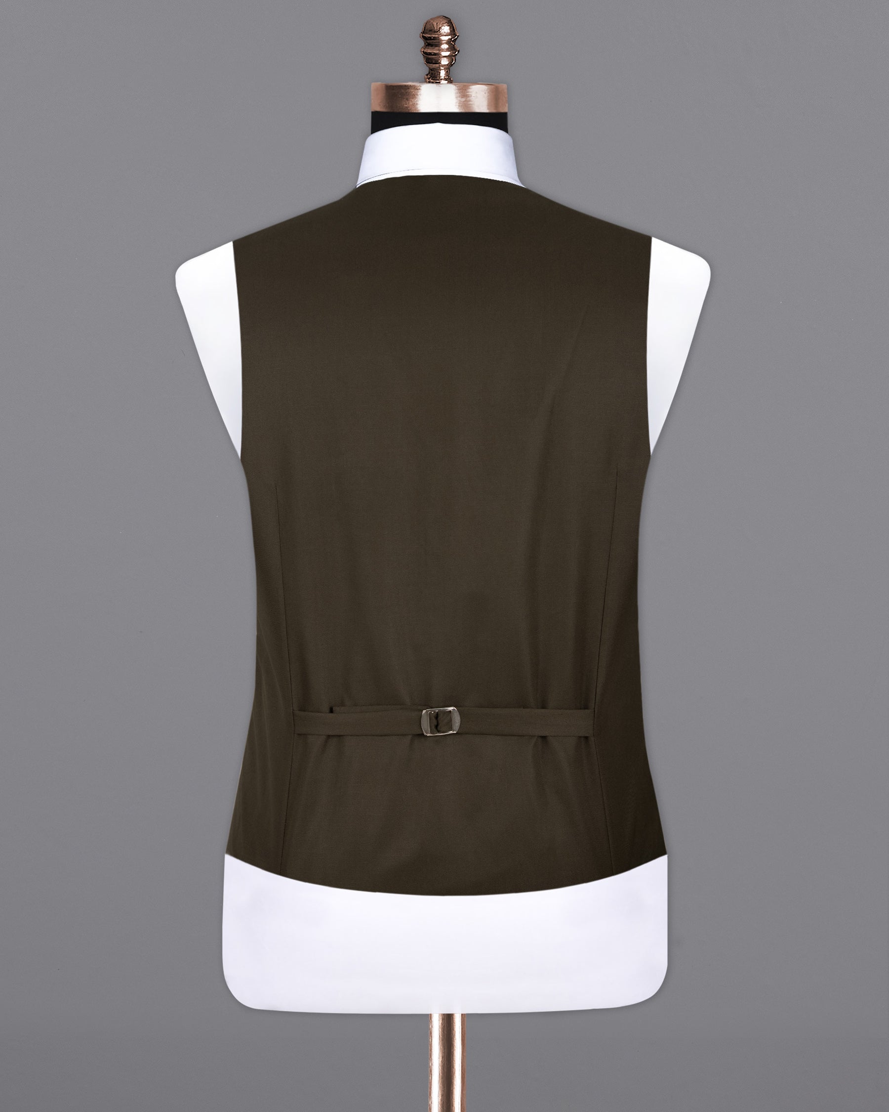 Mondo Brown  Premium Cotton Waistcoat V1312-36, V1312-38, V1312-40, V1312-42, V1312-44, V1312-46, V1312-48, V1312-50, V1312-52, V1312-54, V1312-56, V1312-58, V1312-60