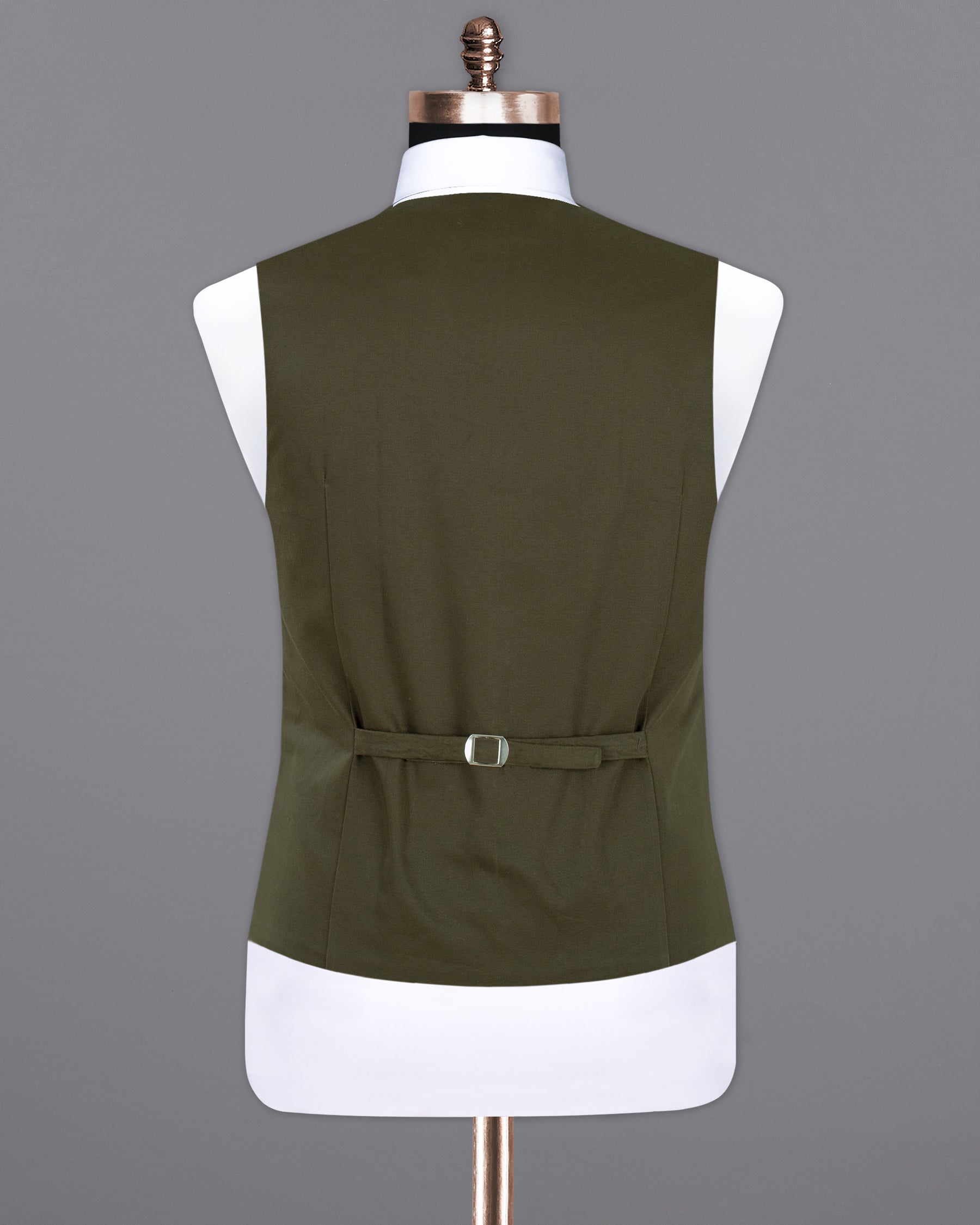 Taupe Brown Premium Cotton Waistcoat