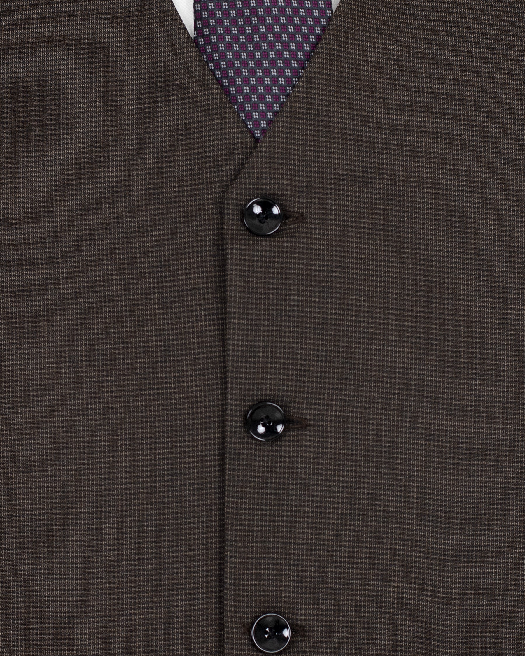 Coffee Bean Brown  Premium Cotton Waistcoat