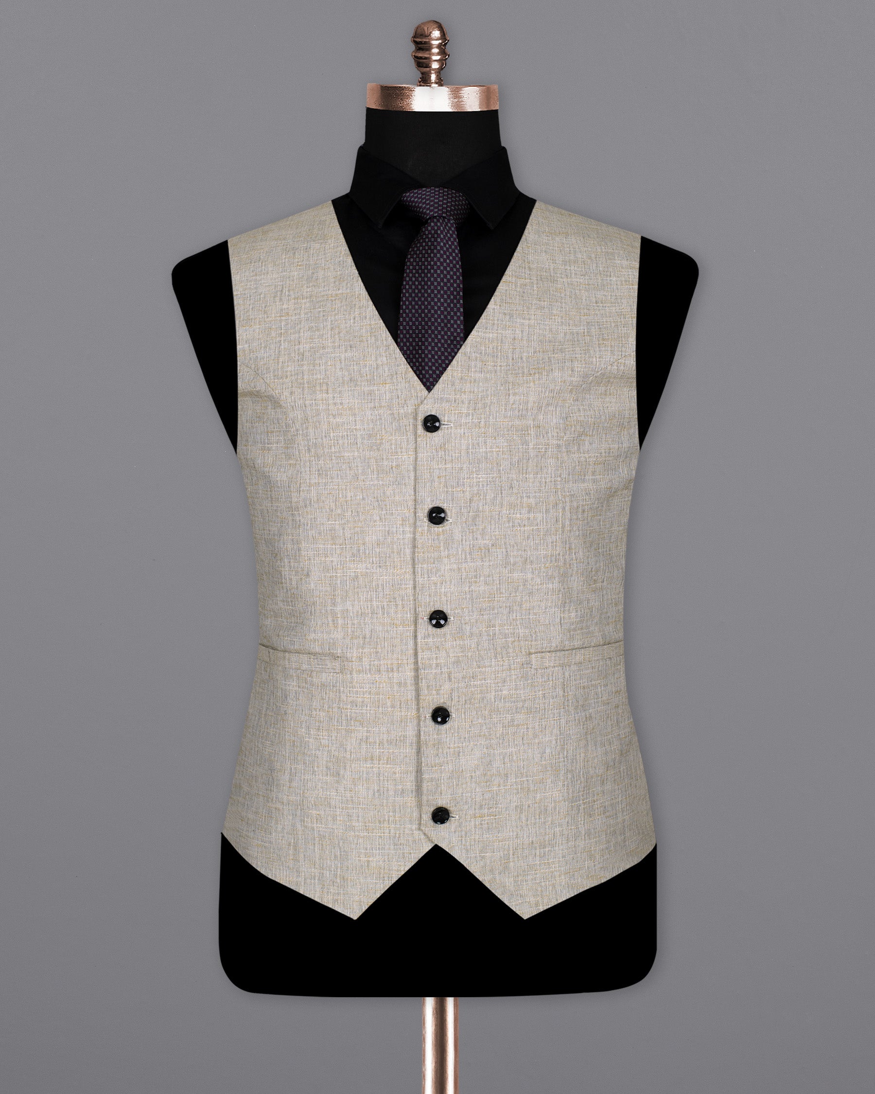 Soft Amber Premium Cotton Waistcoat