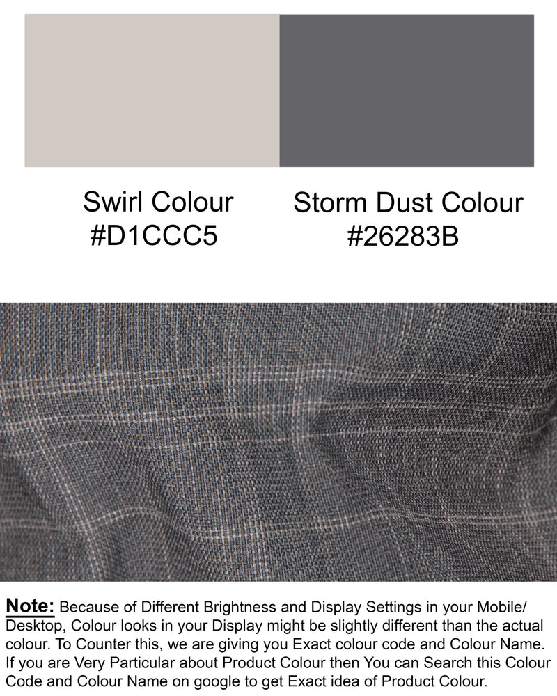 Storm Dust Gray   Wool Rich Waistcoat