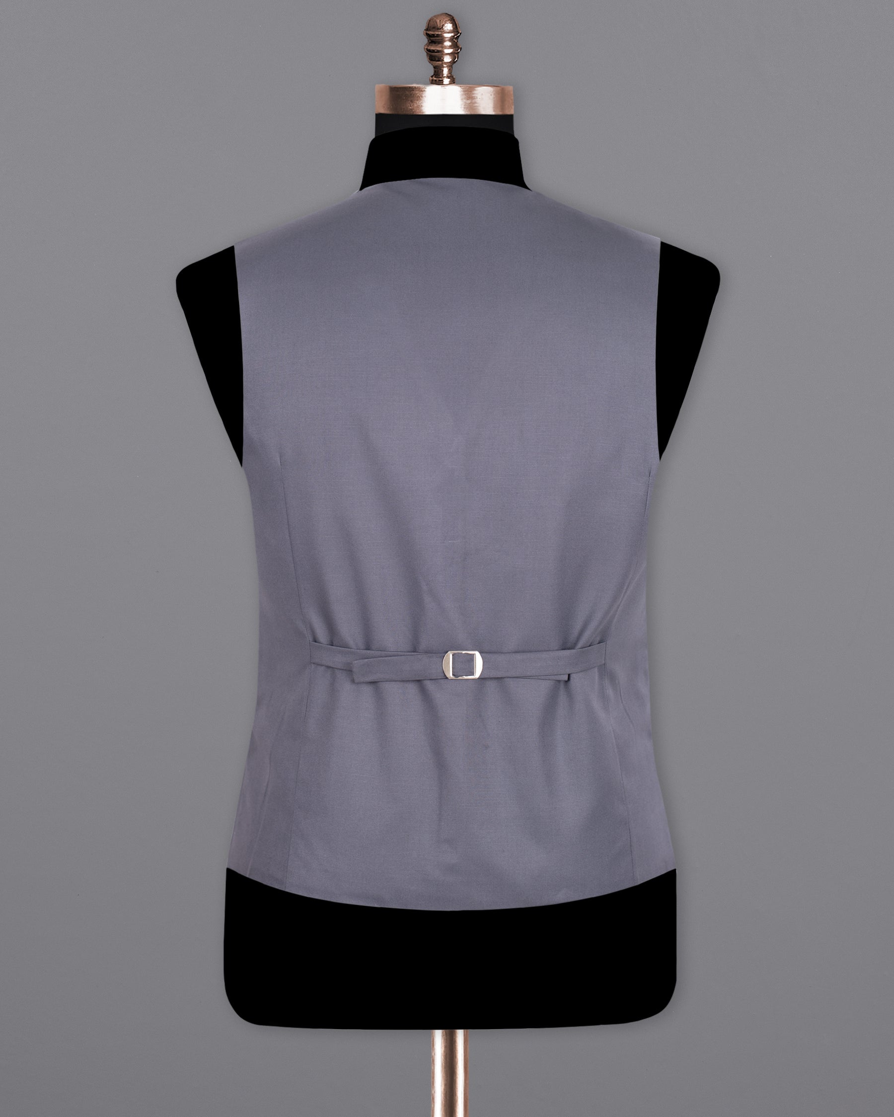 Storm Gray Wool Rich Waistcoat