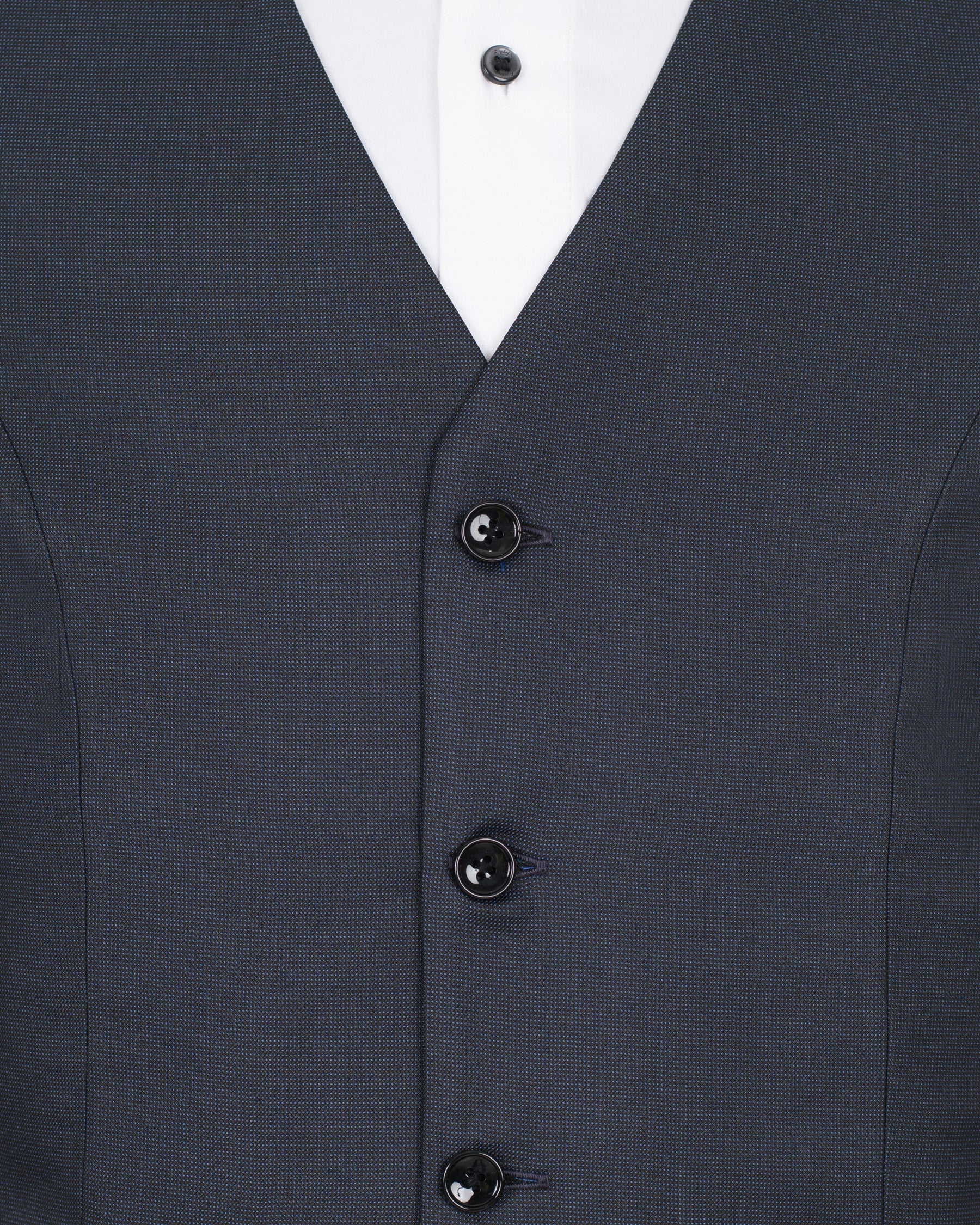 Tangaroa Blue Wool Rich  Waistcoat