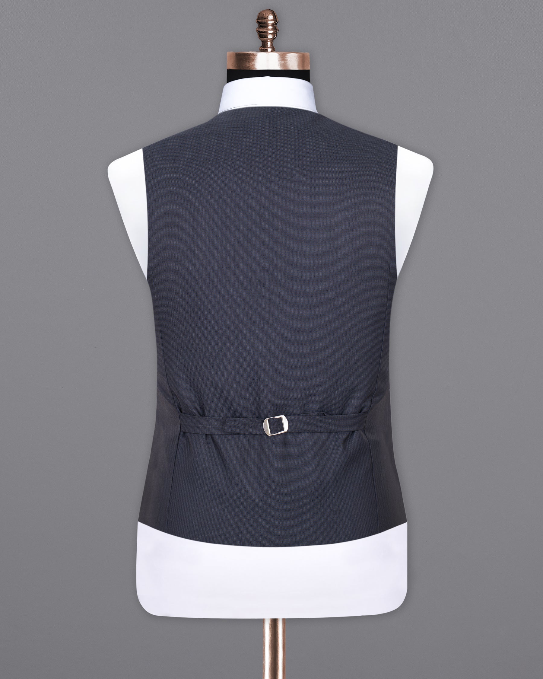 Tangaroa Blue Wool Rich  Waistcoat